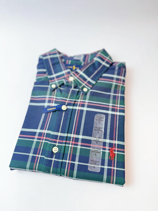 Camisa Polo R.L hombre Oxford Slim Fit