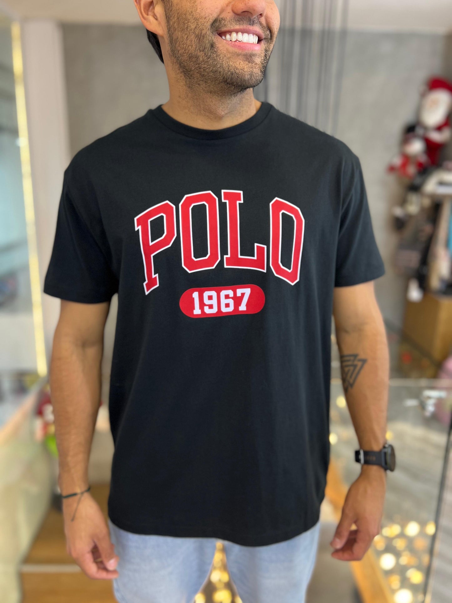 Camiseta Polo R.L hombre Algodón