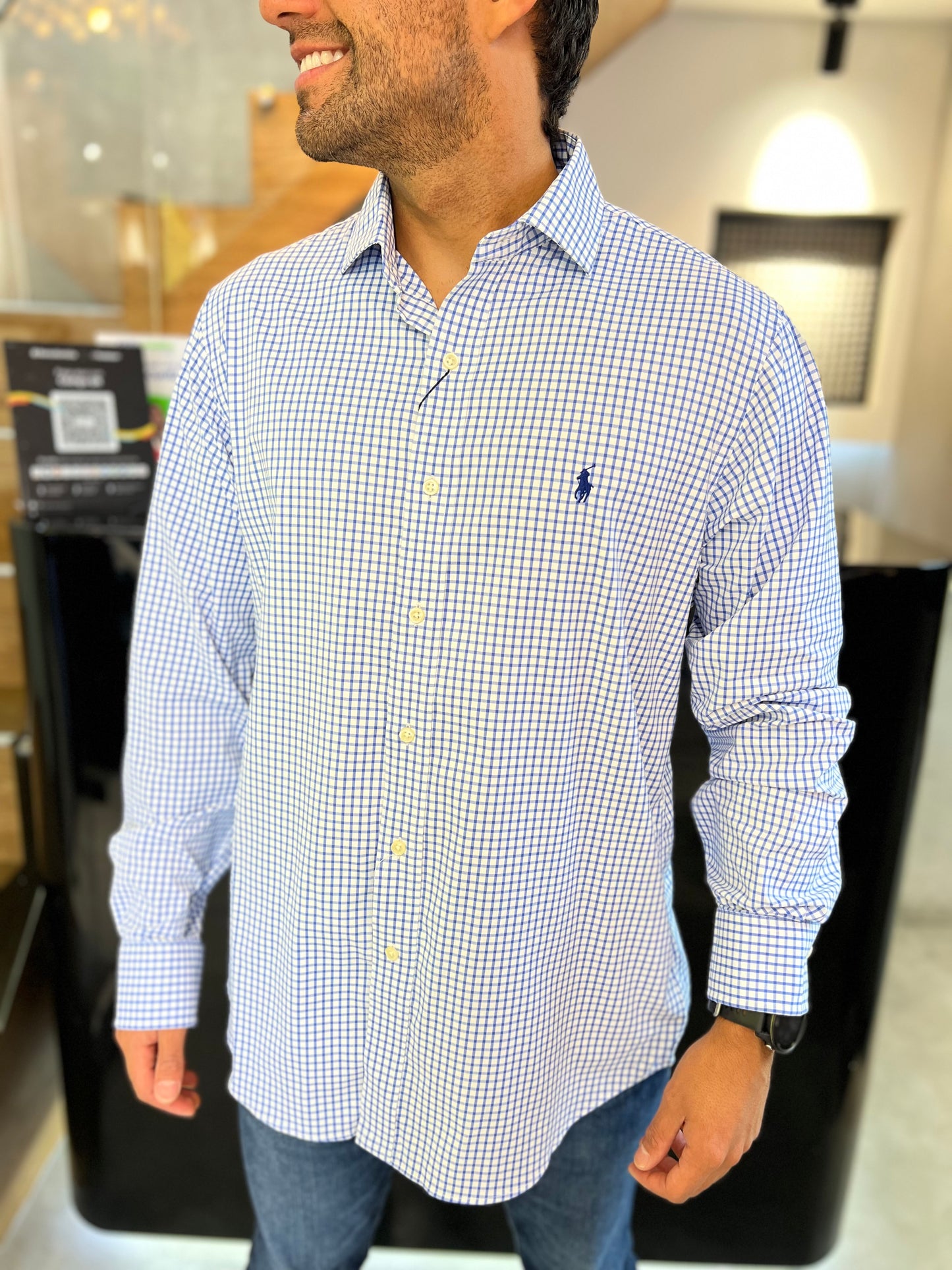 Camisa Polo R.L hombre Algodón