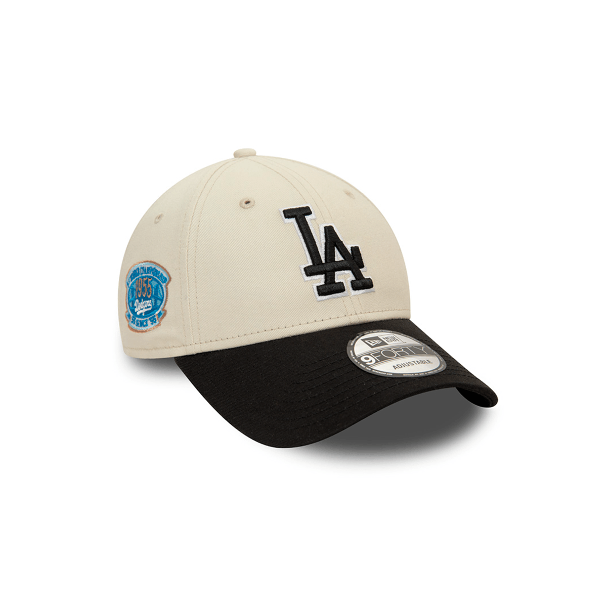Gorra New Era LA 940 Ajustable Beige - Negro