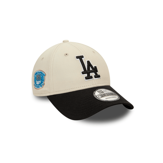 Gorra New Era LA 940 Ajustable Beige - Negro