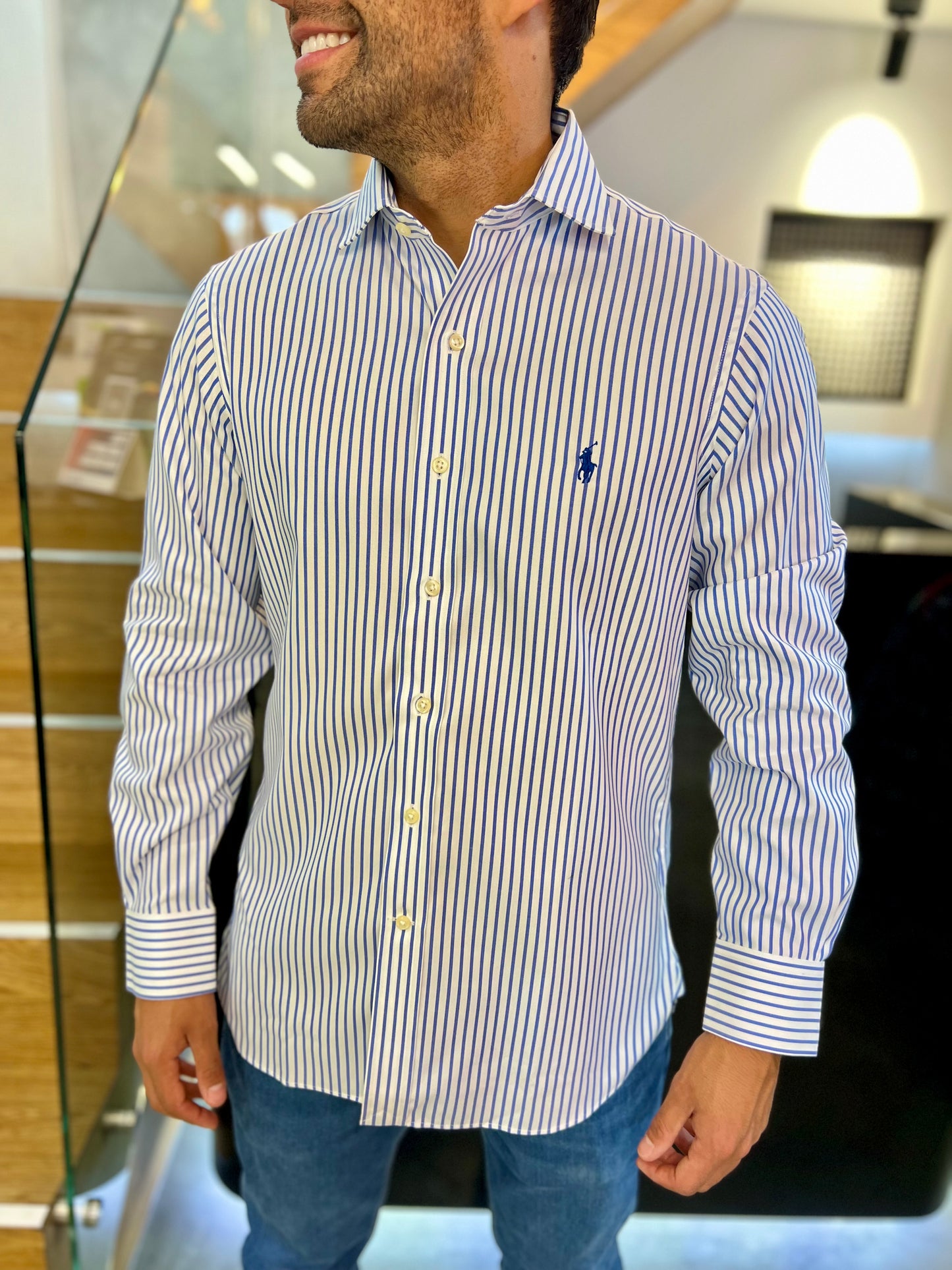 Camisa Polo R.L hombre Algodón