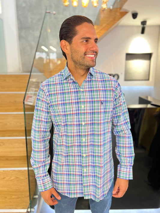 Camisa Polo R.L hombre Algodón