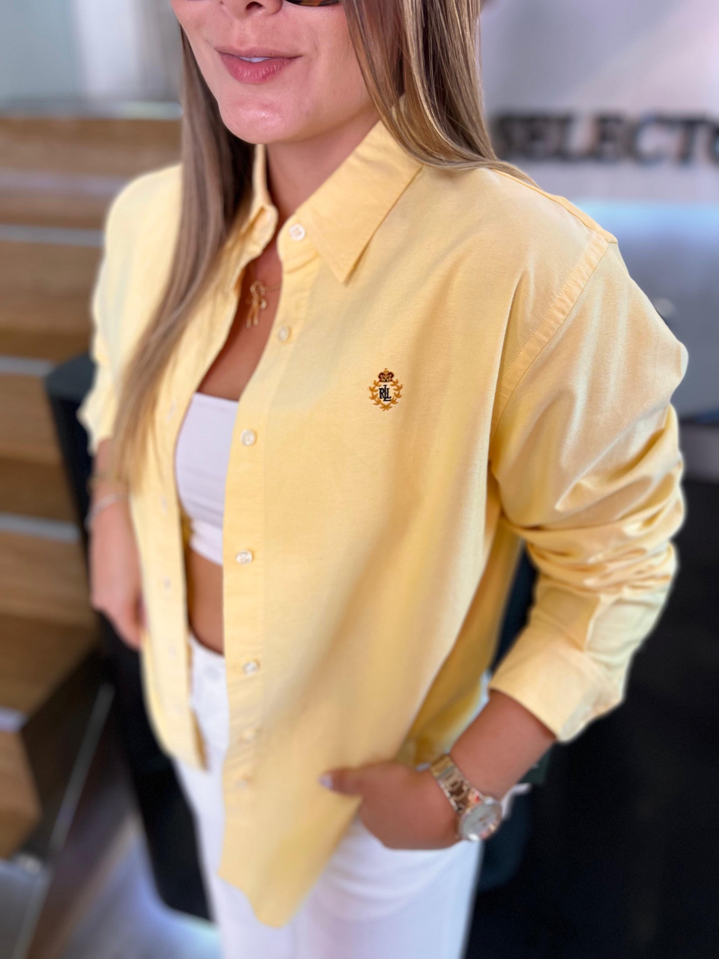 Camisa Polo R.L dama