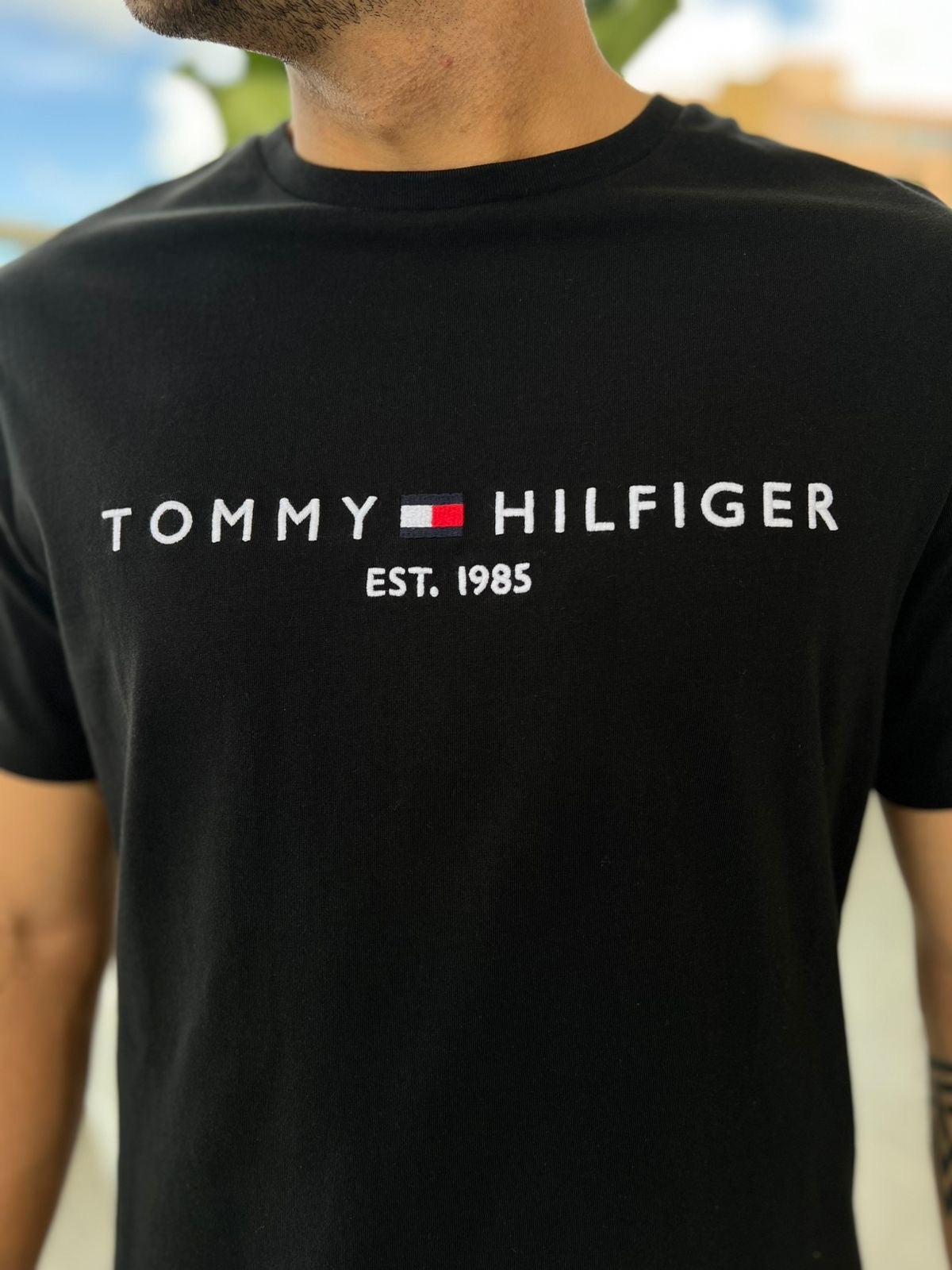 Camiseta Tommy Hilfiger Negro hombre