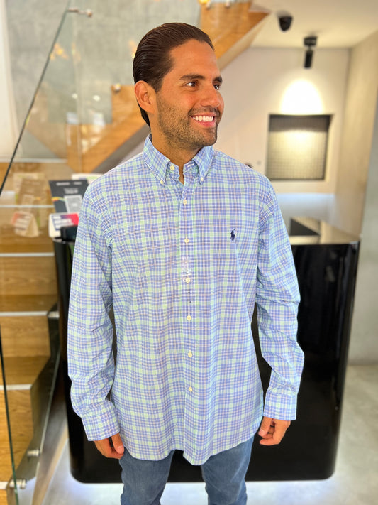 Camisa Polo R.L hombre Algodón