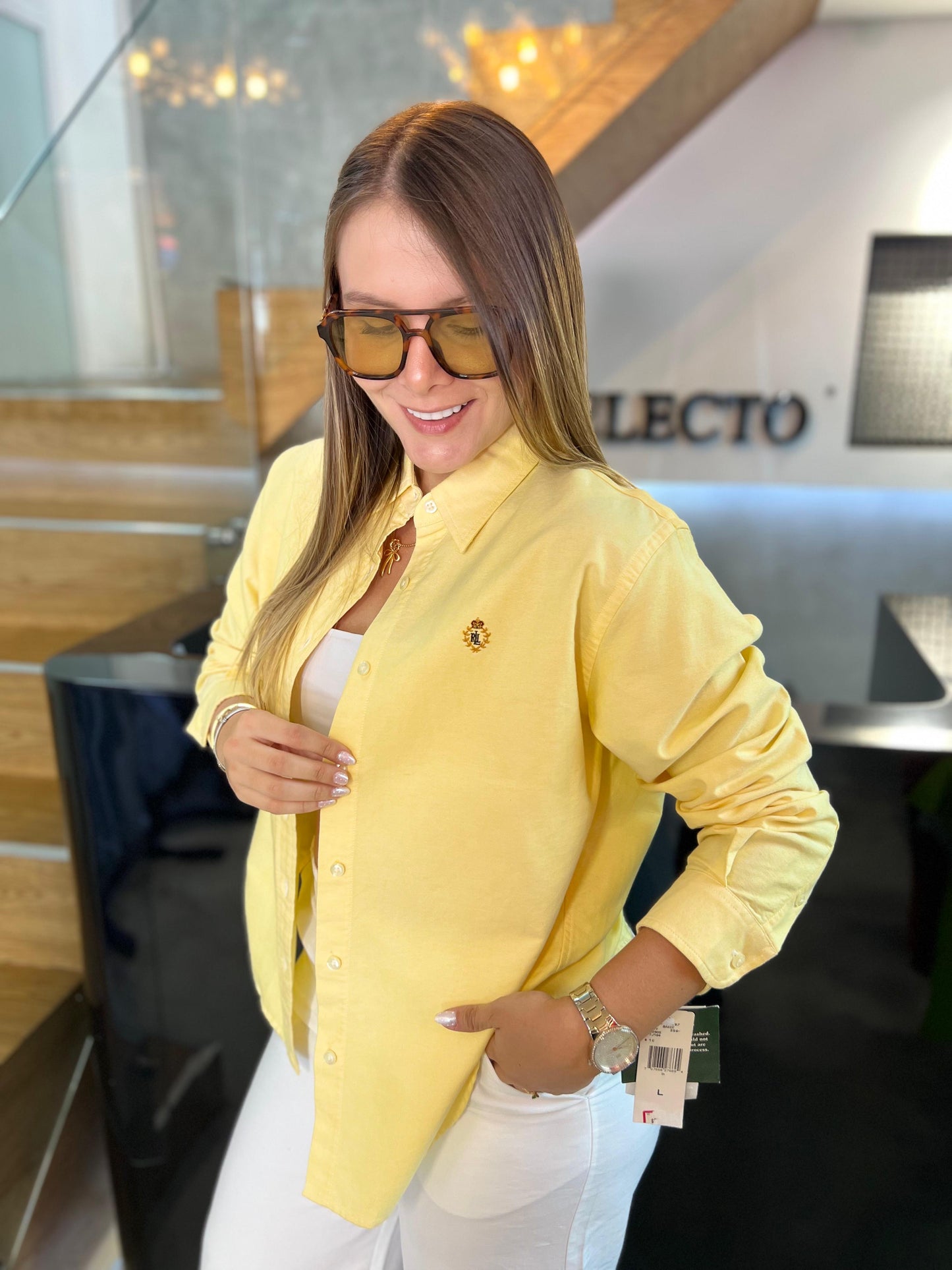 Camisa Polo R.L dama