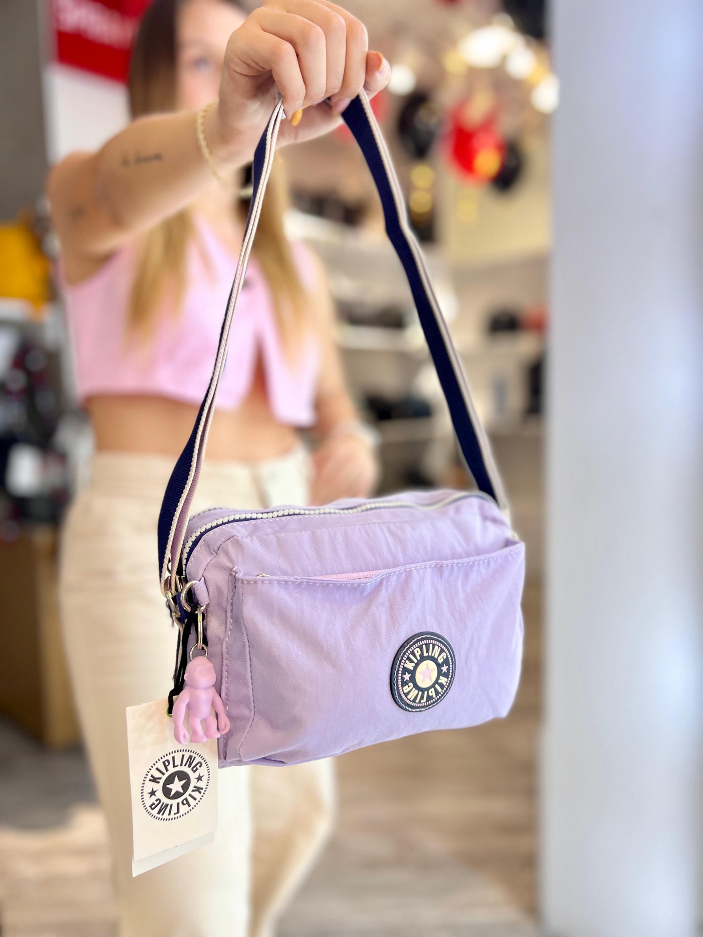 Bolso Manos Libres Lila