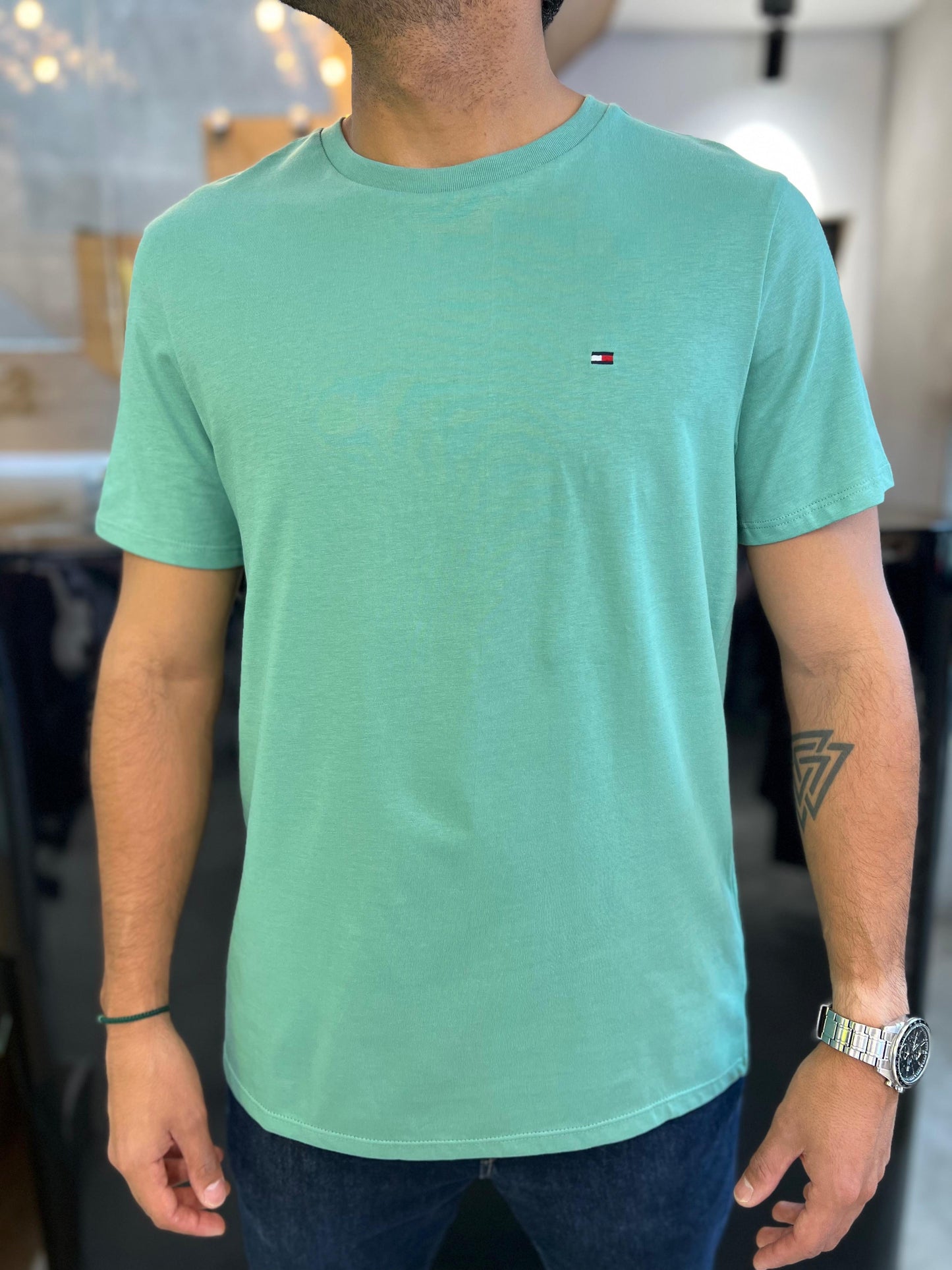 Camiseta Tommy Hilfiger Hombre Verde