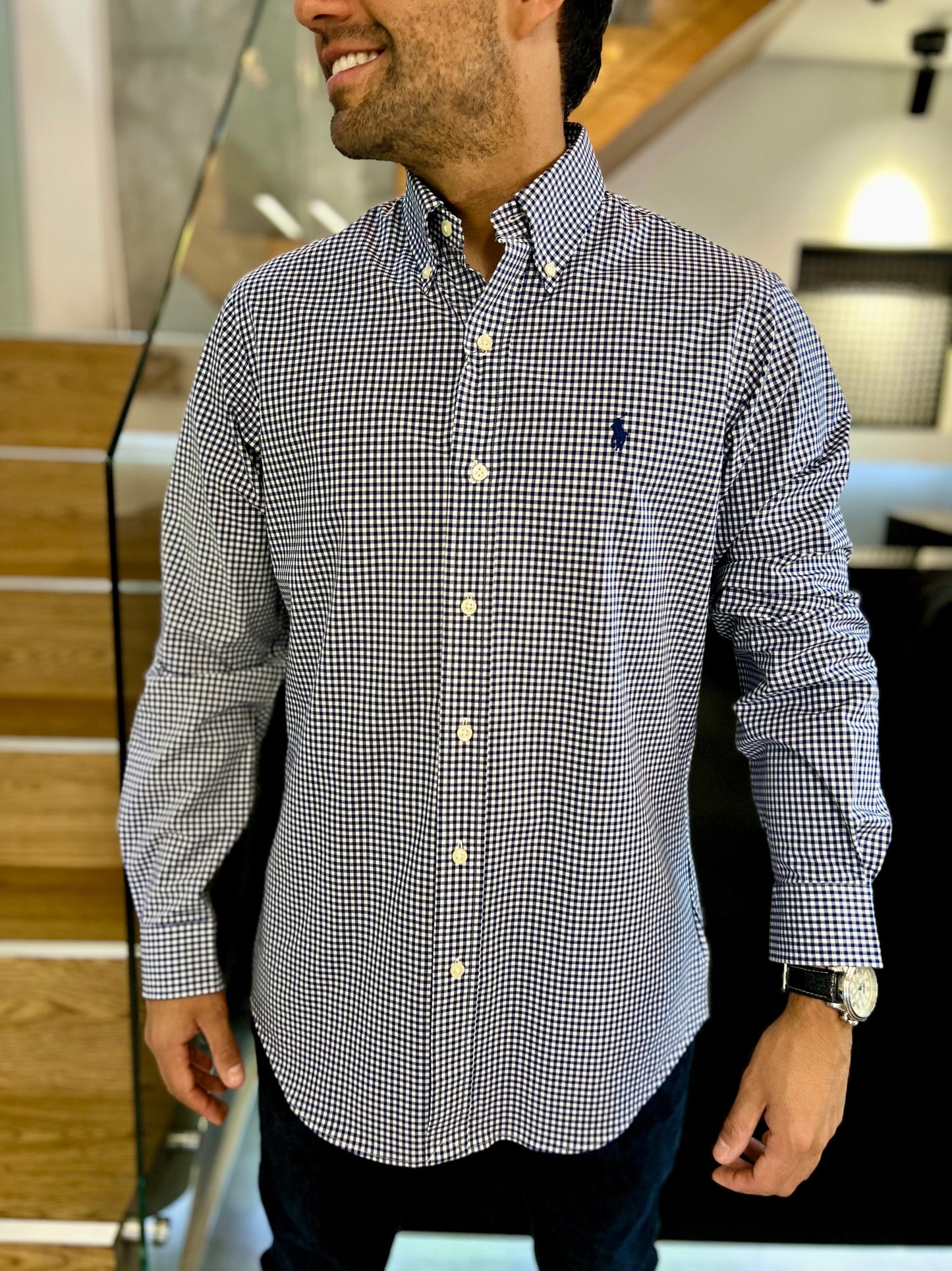 Camisa Polo R.L hombre Algodón