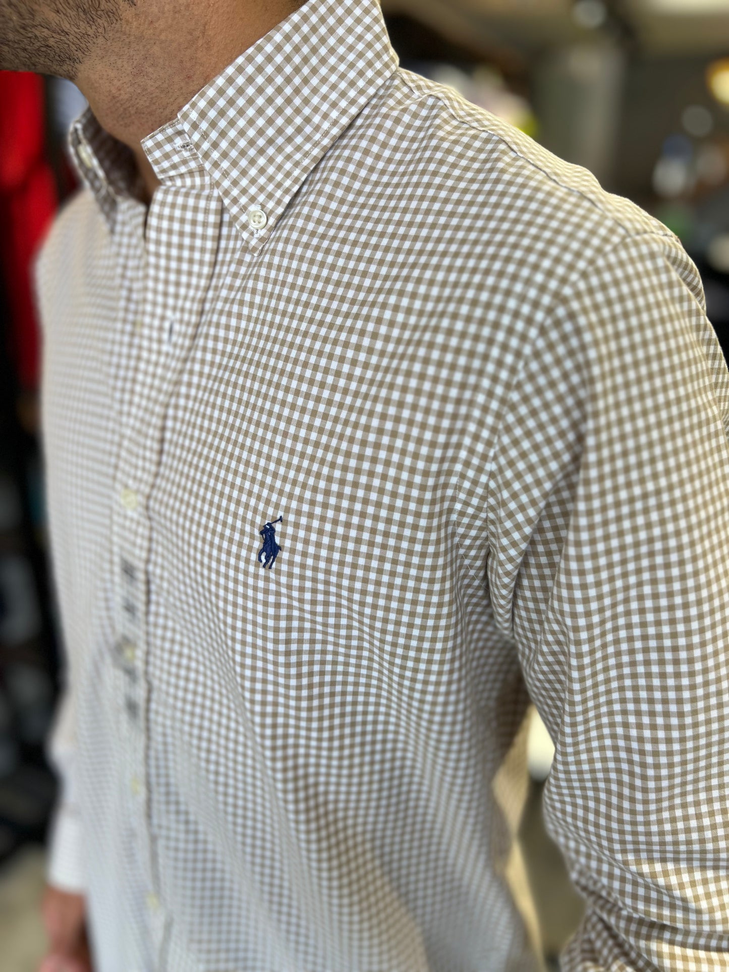 Camisa Polo R.L hombre Algodón