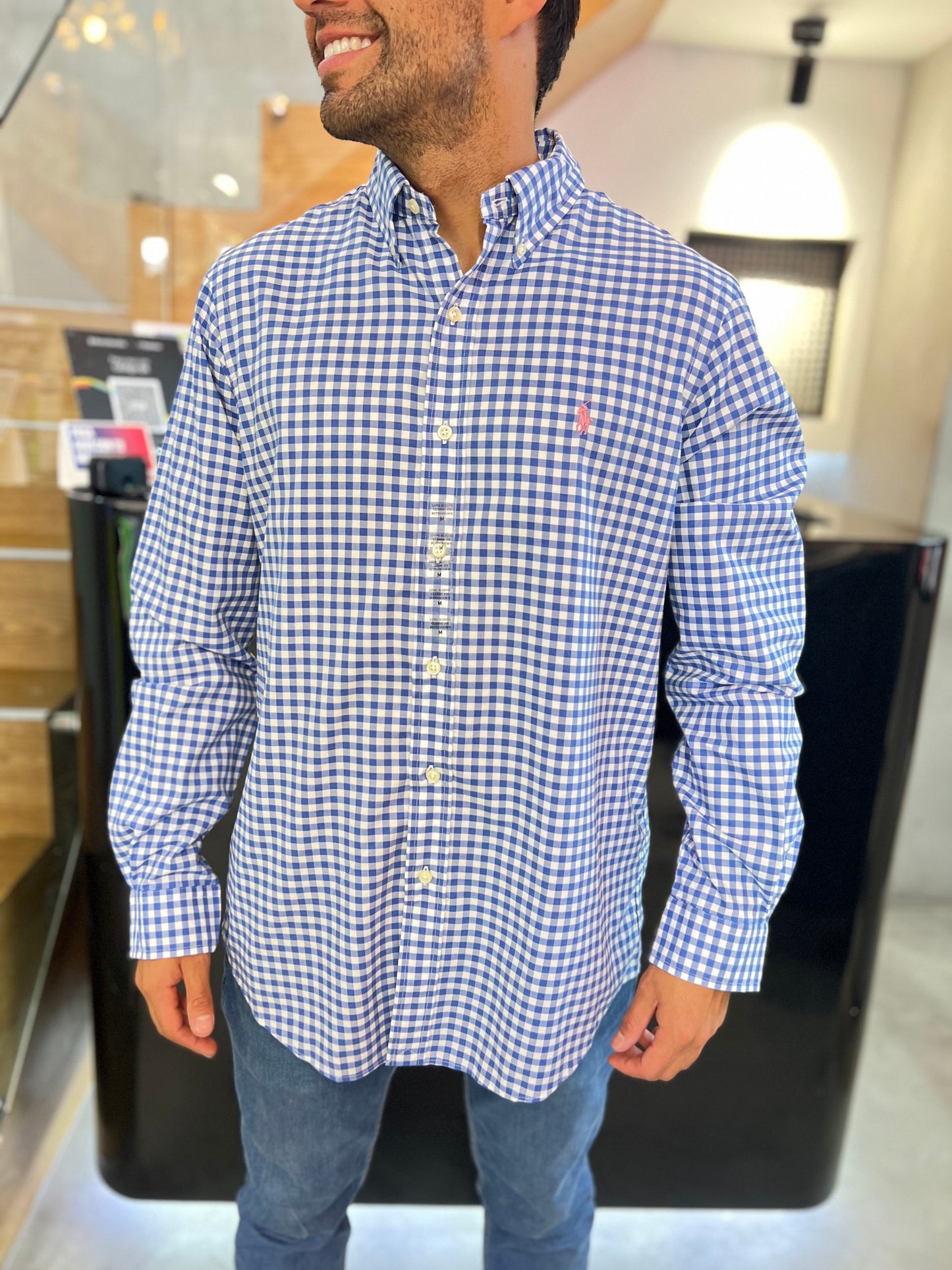 Camisa Polo R.L hombre Algodón