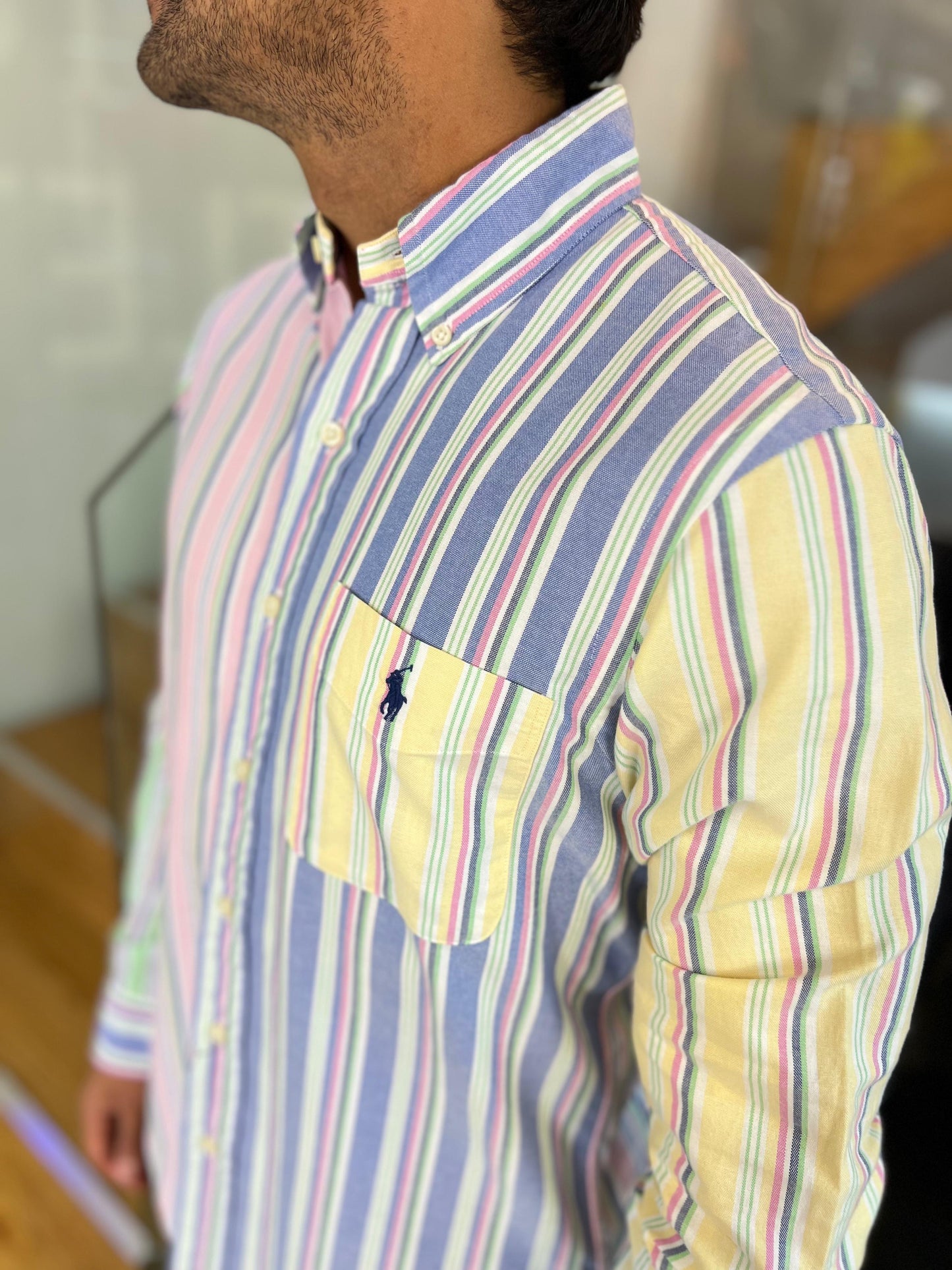 Camisa Polo R.L hombre Oxford