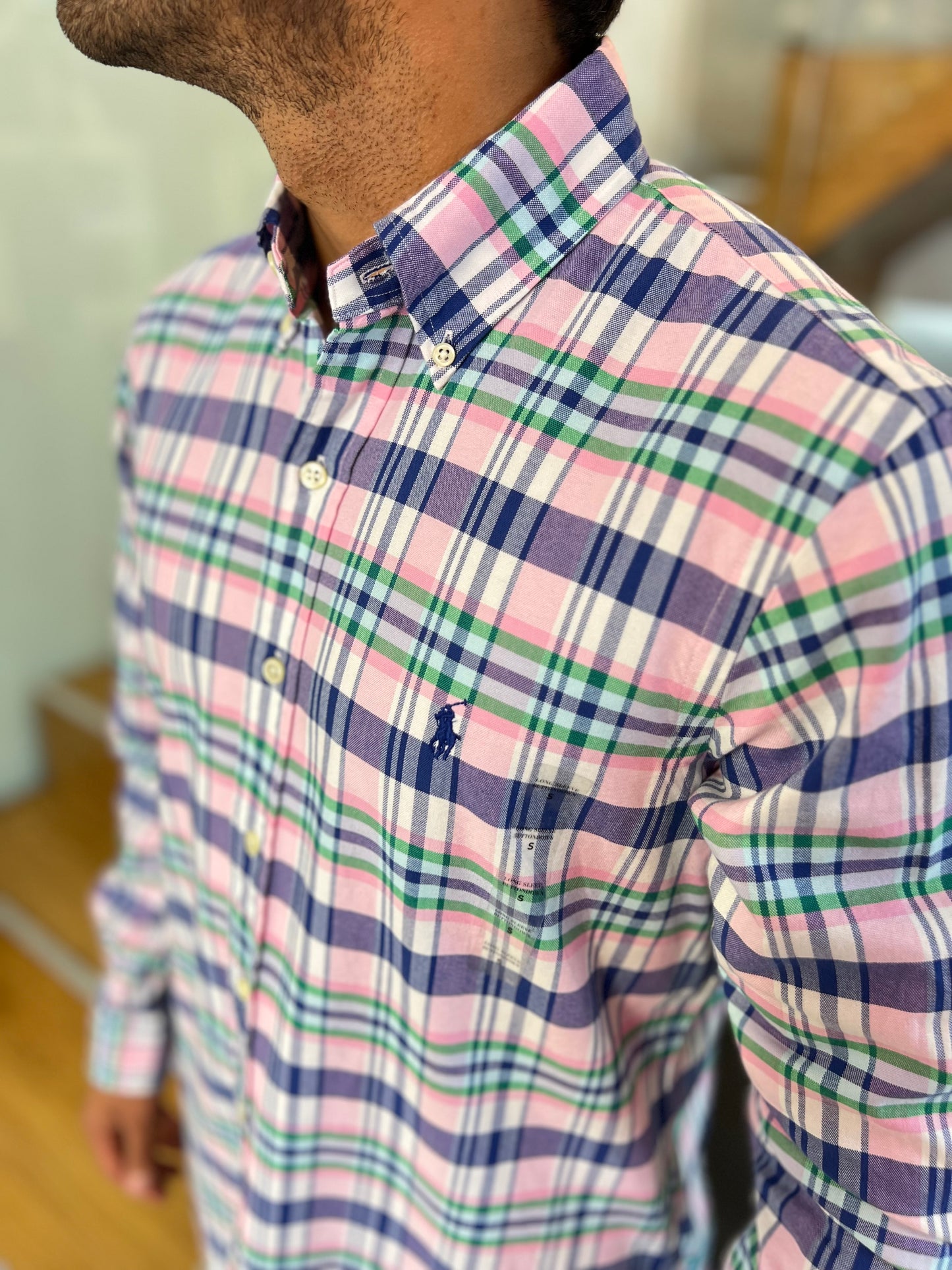Camisa Polo R.L hombre Oxford