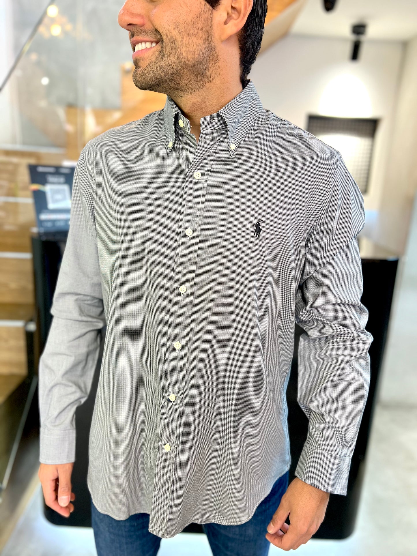 Camisa Polo R.L hombre Algodón