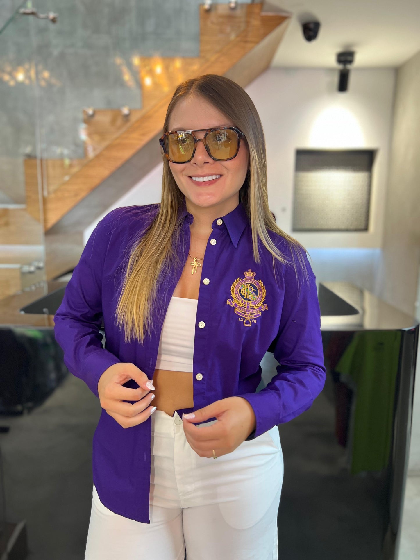 Camisa Polo R.L dama