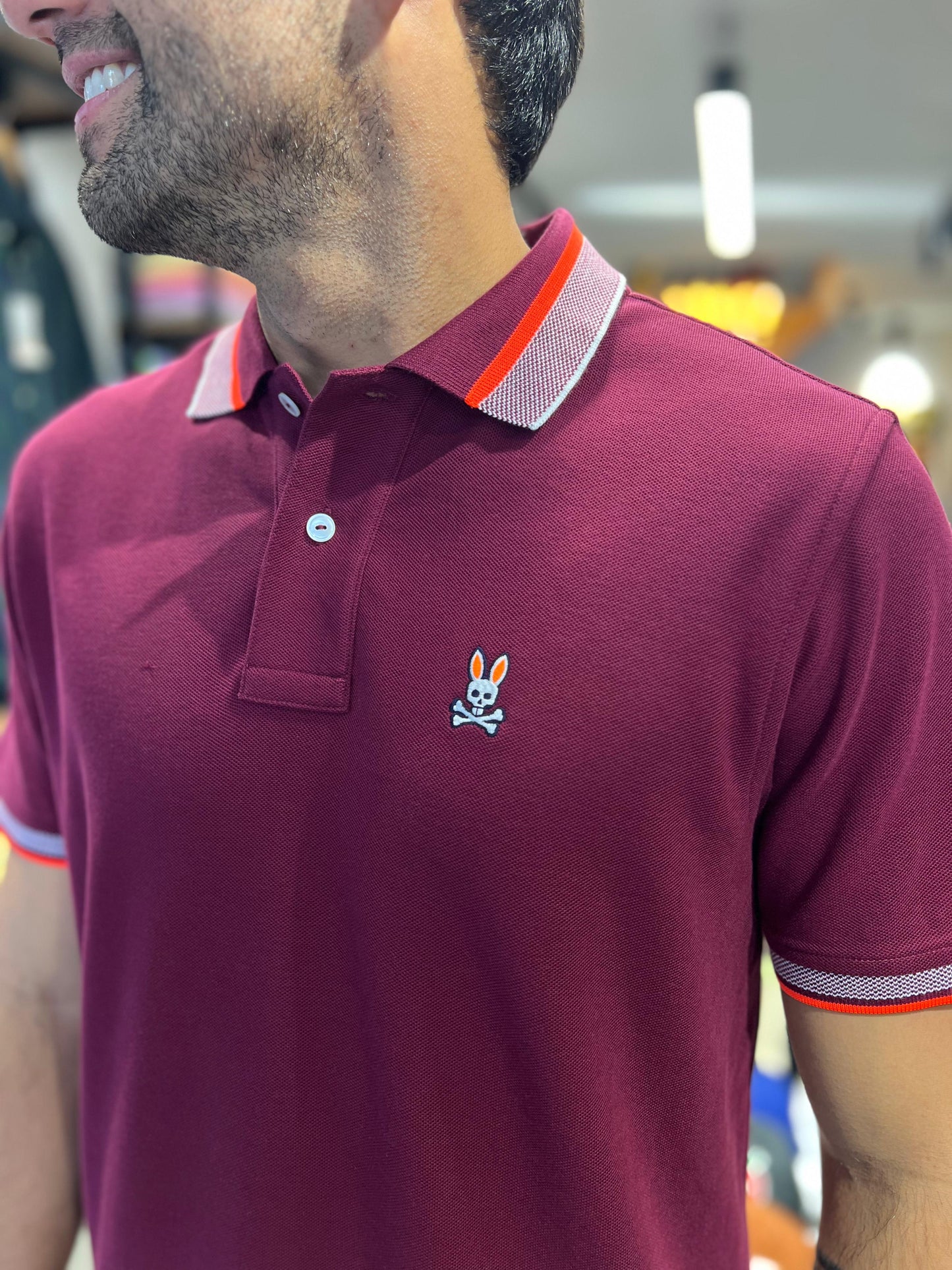 Polo Psycho Bunny Vinotinto