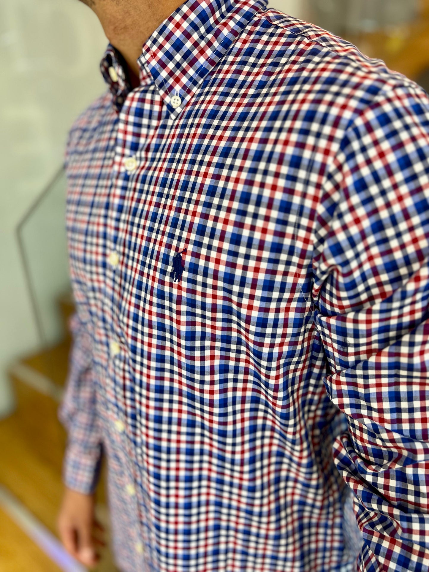 Camisa Polo R.L hombre Algodón