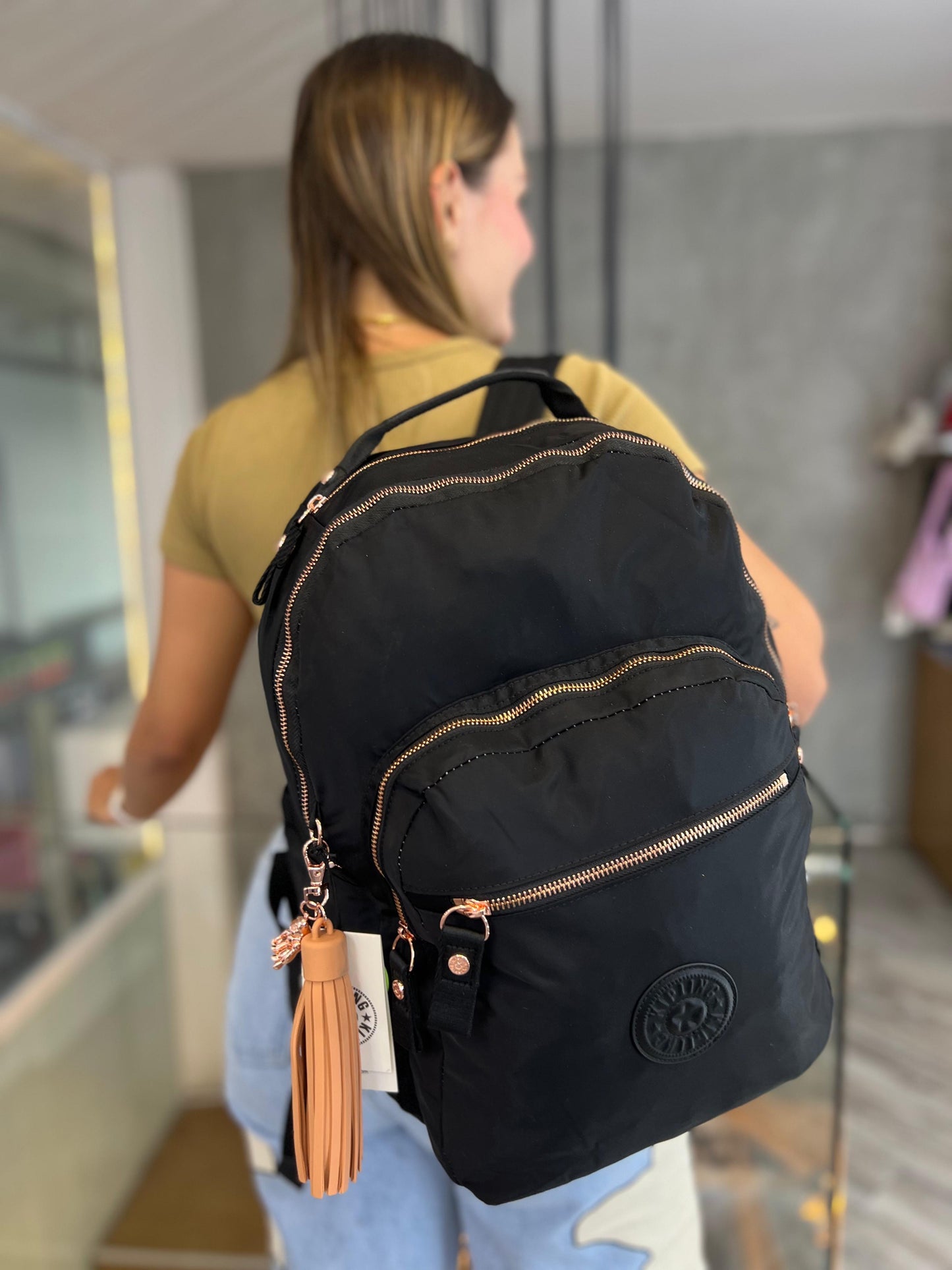 Morral Talla L Negro de Lujo