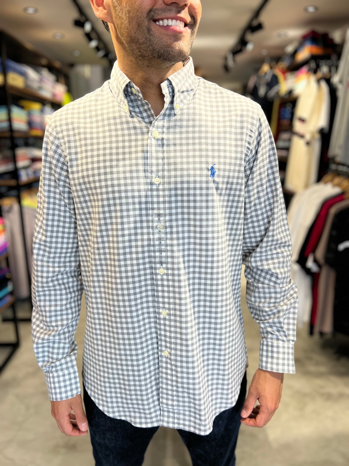 Camisa Polo R.L hombre Algodón
