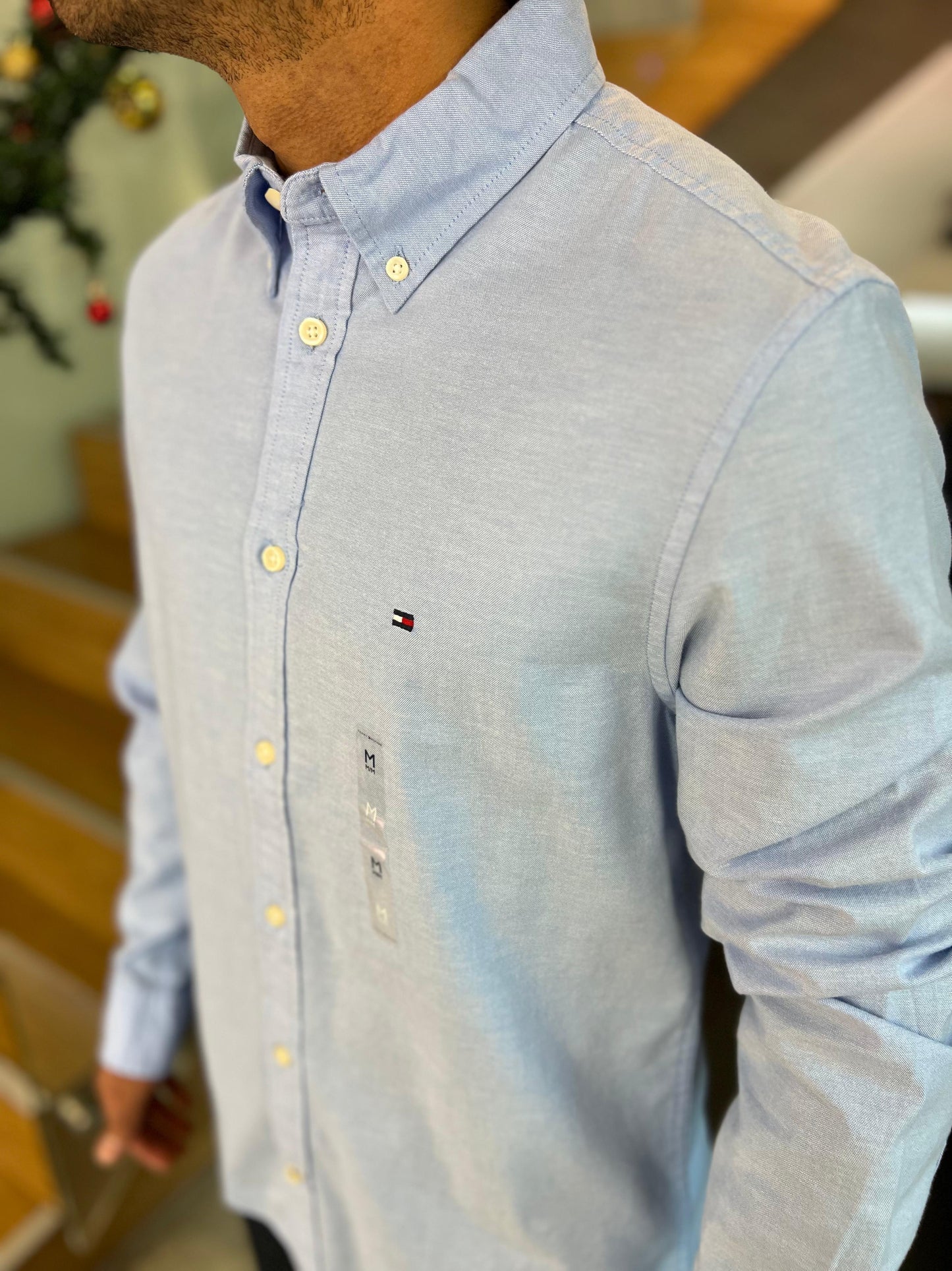 Camisa Tommy Hilfiger Celeste N.C