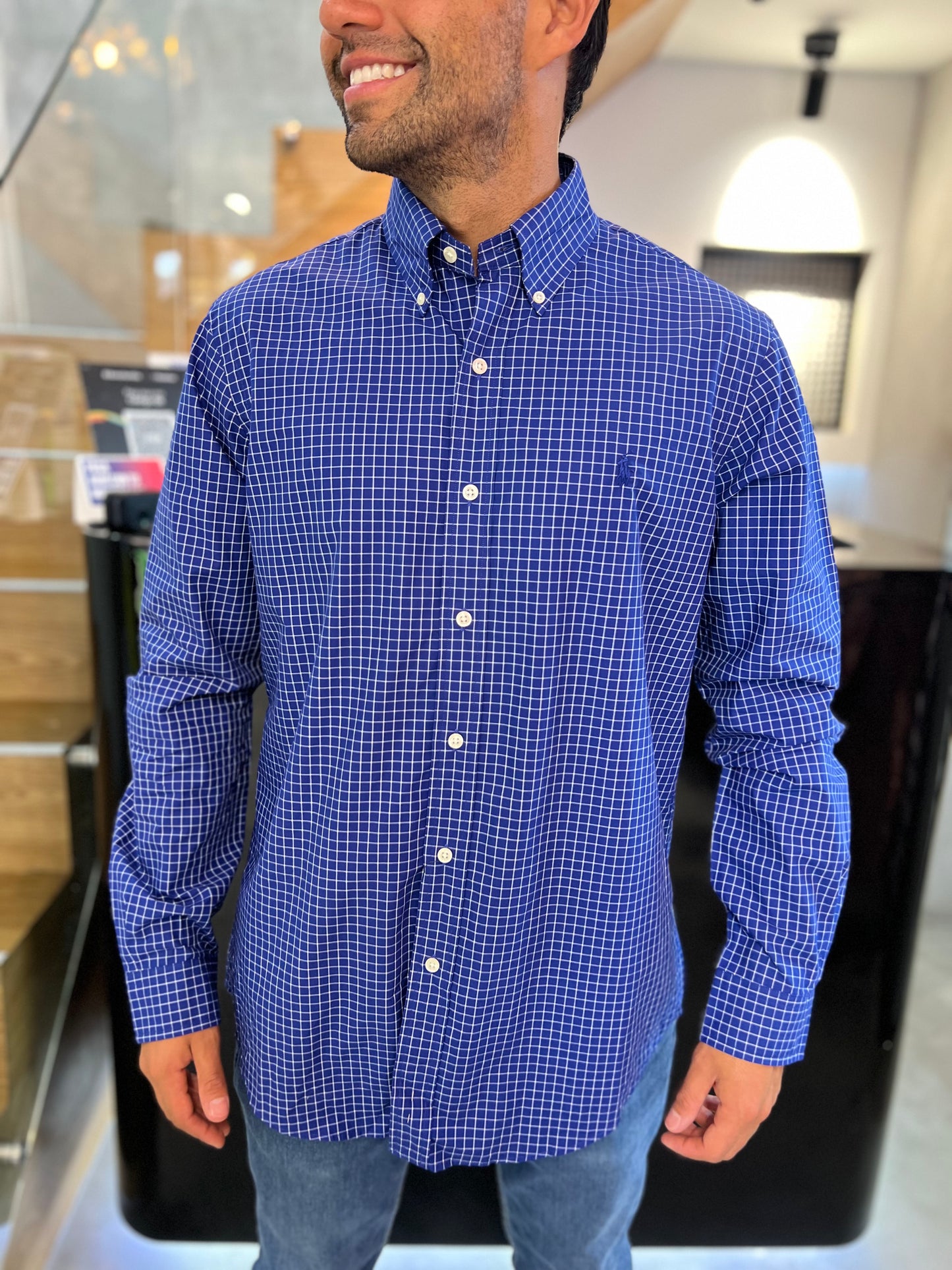 Camisa Polo R.L hombre Algodón