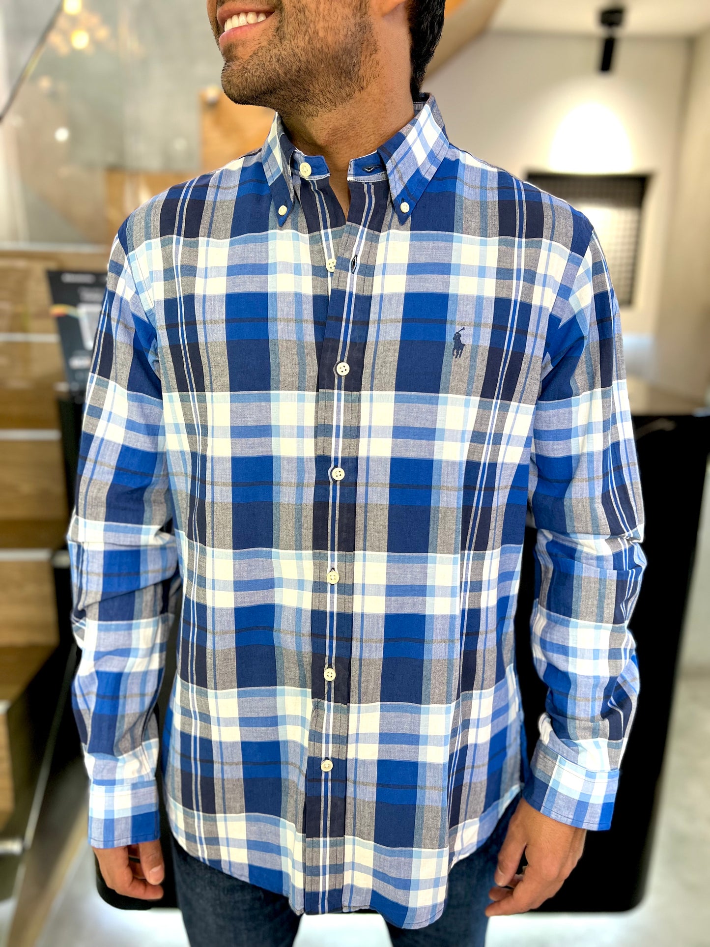 Camisa Polo R.L hombre Algodón