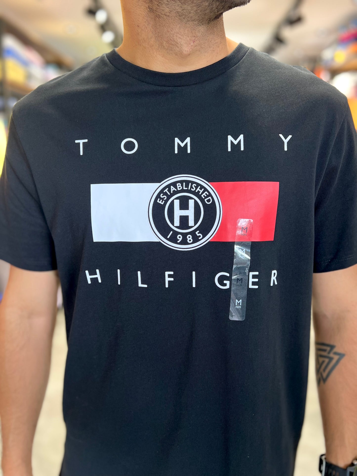 Camiseta Tommy Hilfiger Negro hombre