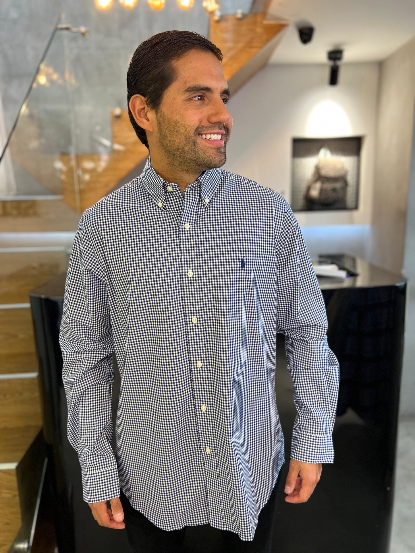 Camisa Polo R.L hombre Algodón