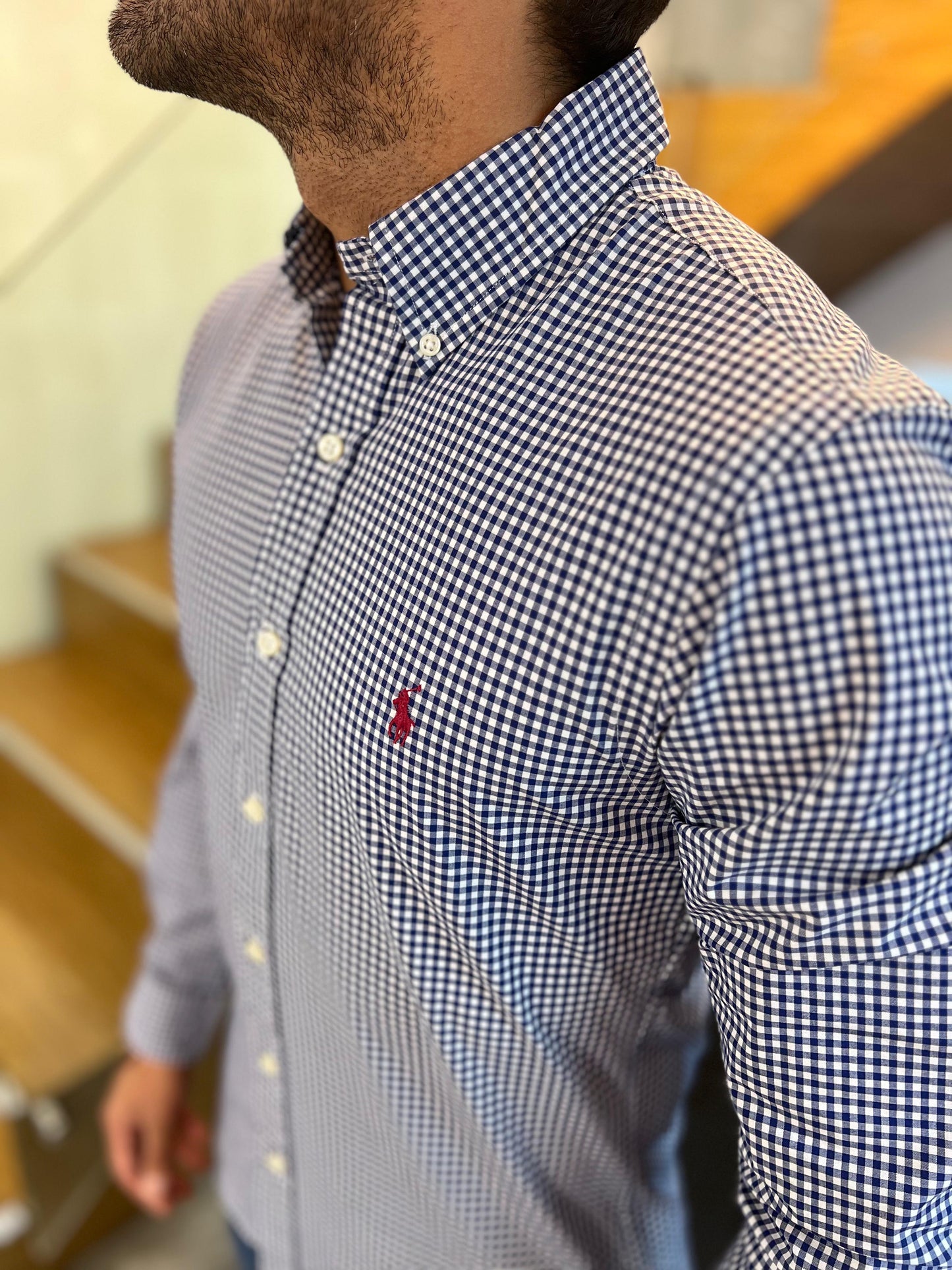 Camisa Polo R.L hombre Algodón Slim Fit