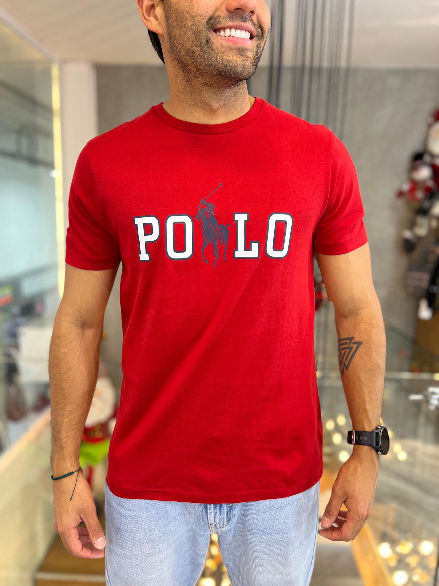 Camiseta Polo R.L hombre Algodón