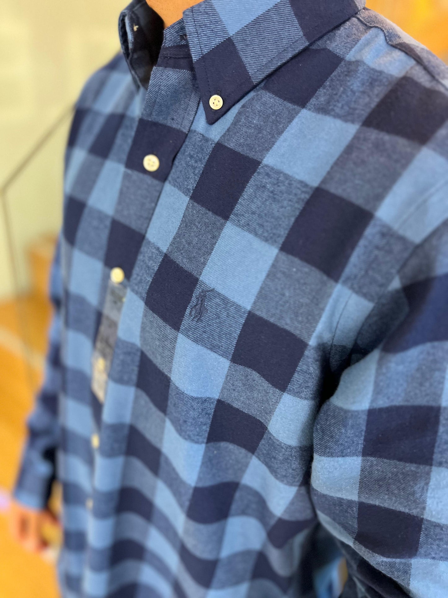 Camisa Polo R.L hombre Oxford