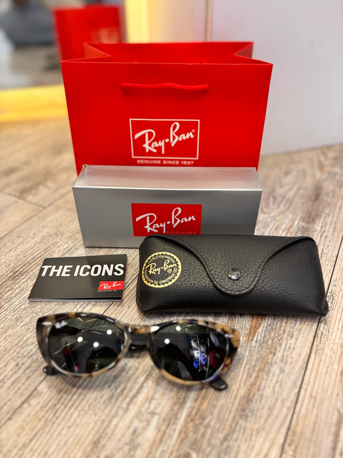 Gafas De Sol Marco Print Lente Negro