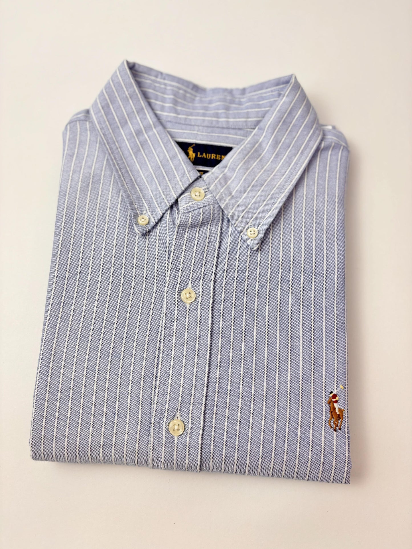 Camisa Polo R.L hombre Oxford Custom Fit
