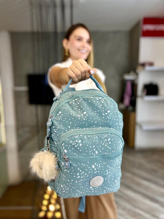 Morral talla M Celeste Estampado