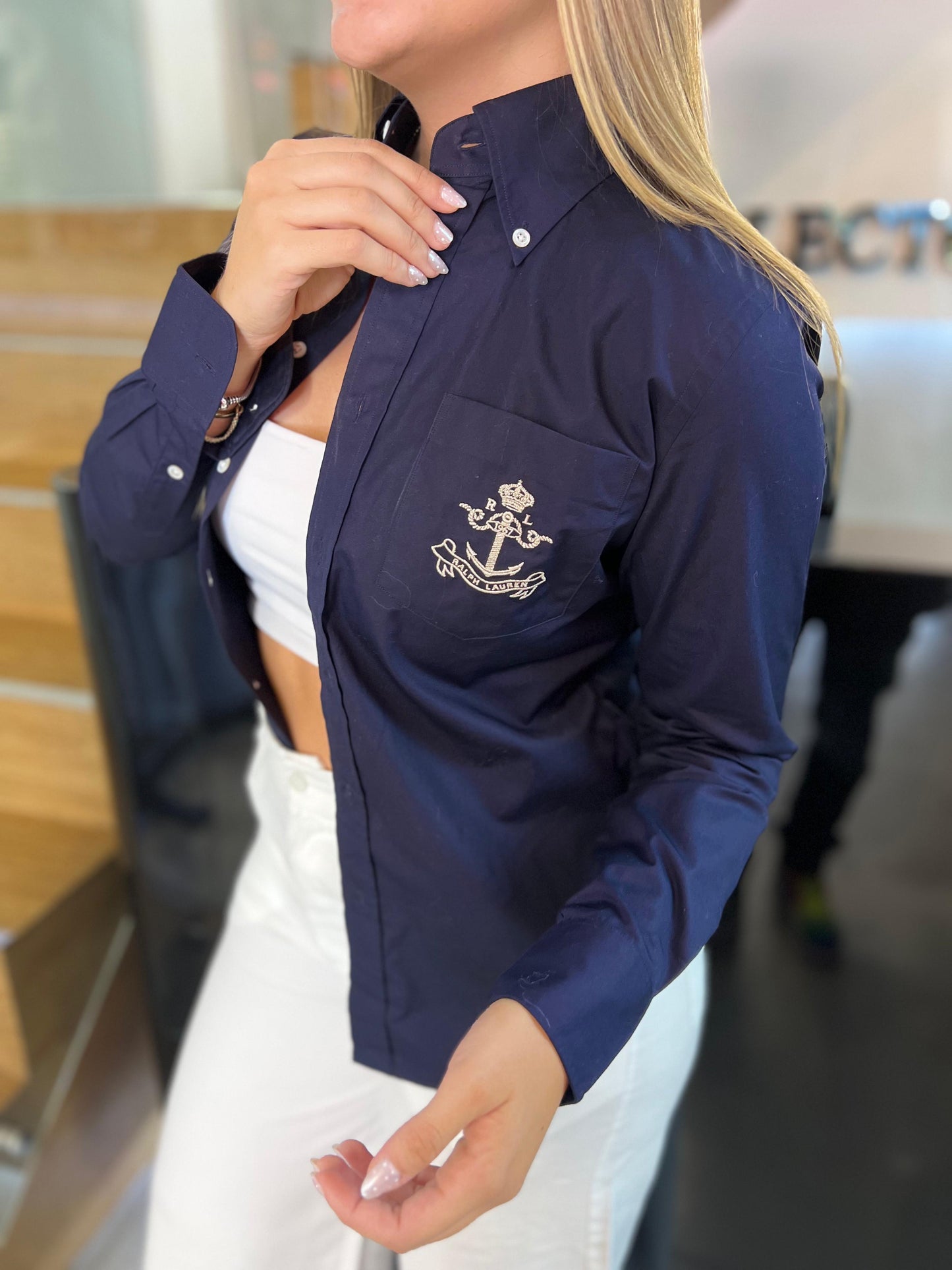 Camisa Polo R.L dama