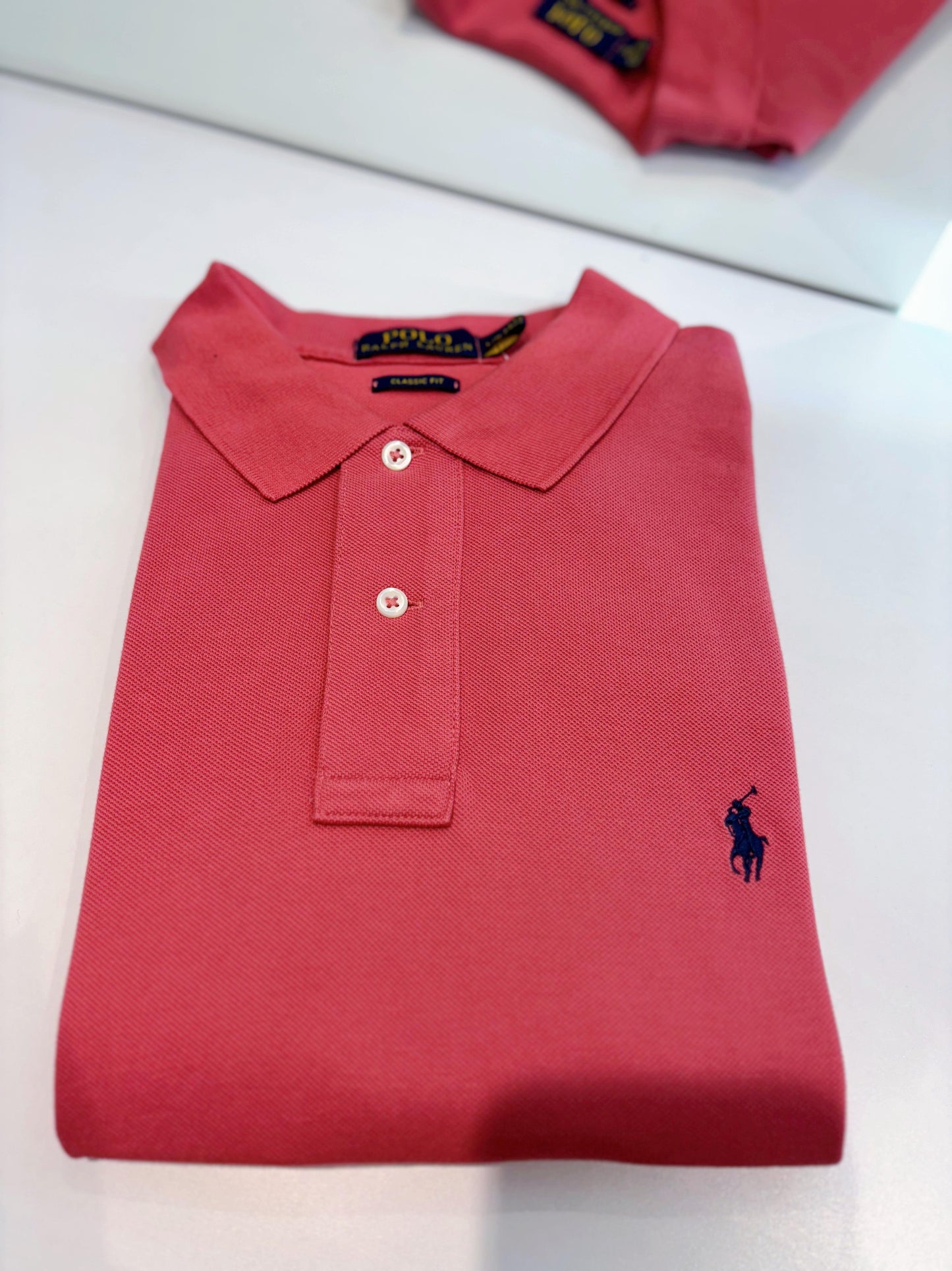 Polo R.L hombre Rojo