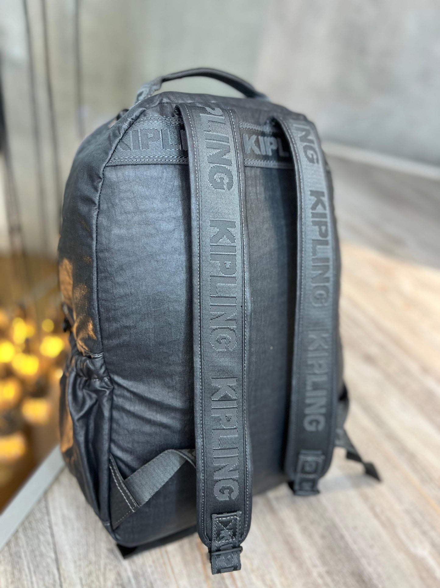 Morral Talla L Gris Metalizado