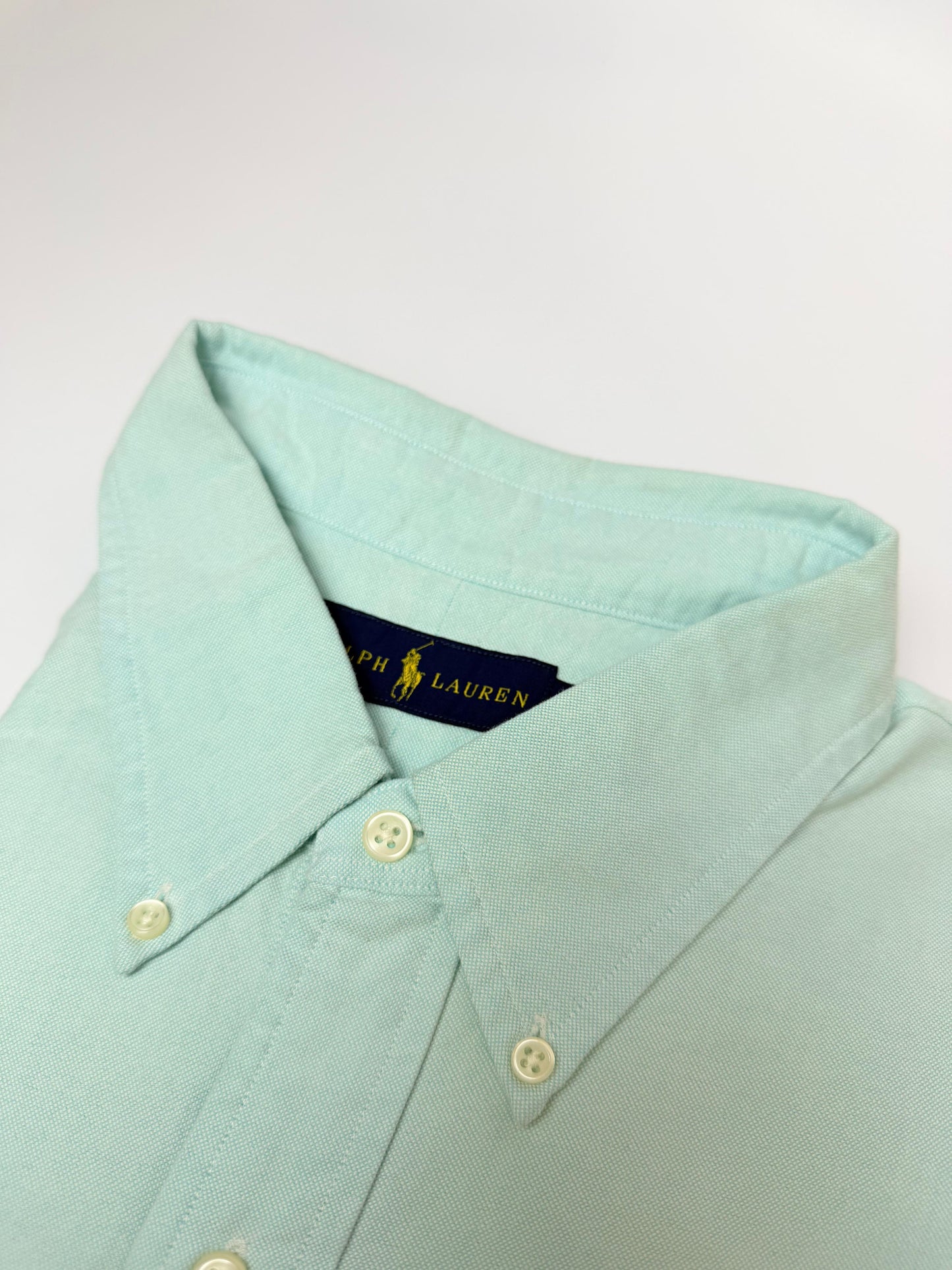 Camisa Polo R.L hombre Oxford Celeste Caballo Multicolor