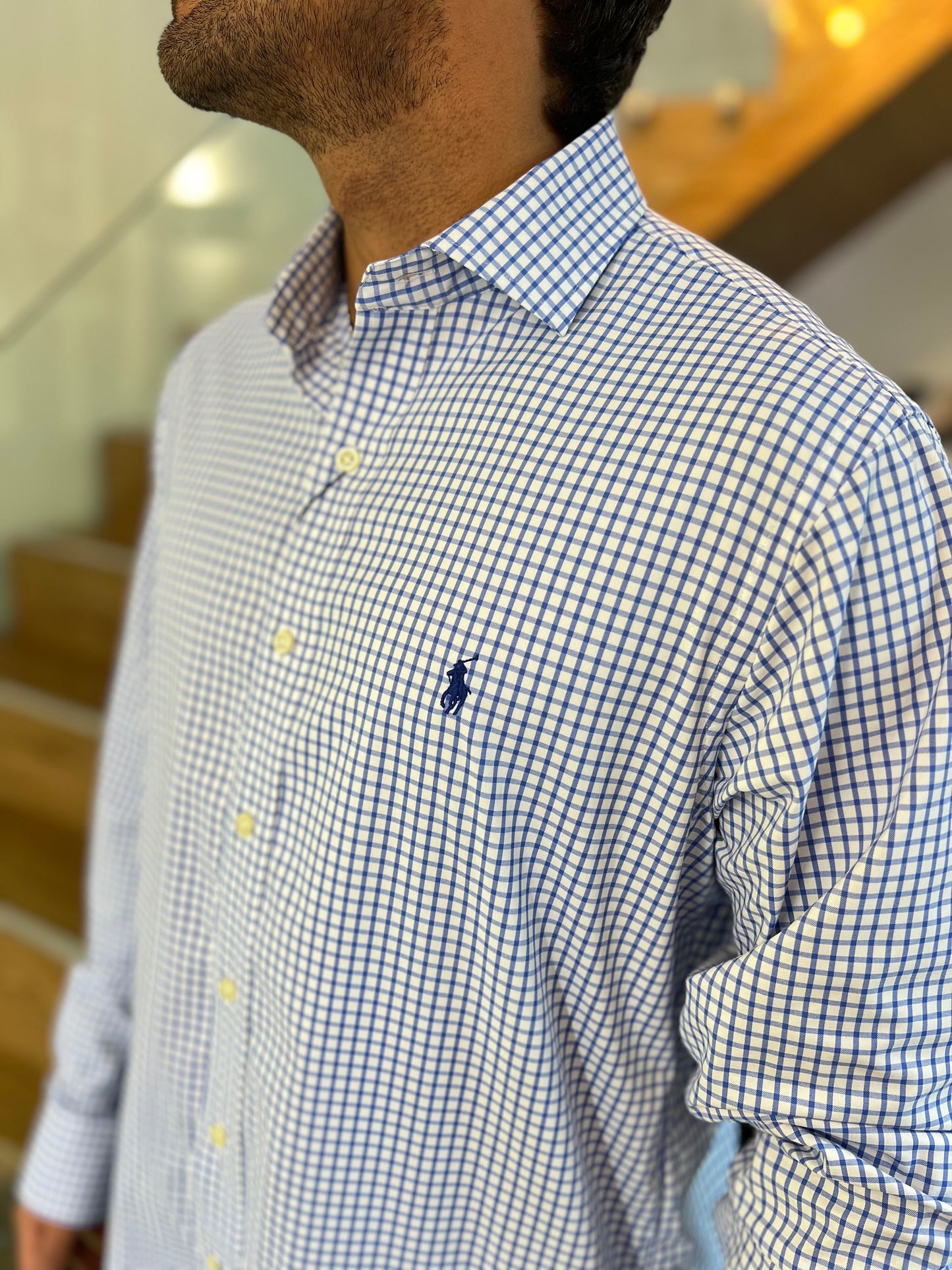 Camisa Polo R.L hombre Algodón