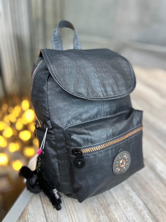 Morral Talla S City Pack Gris Metalizado