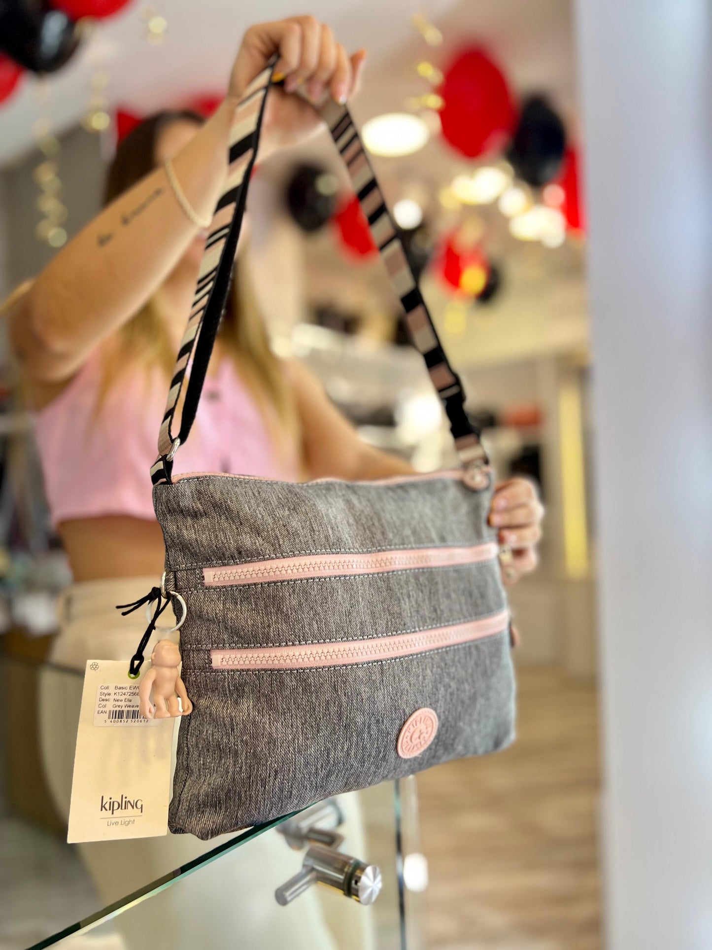 Bolso de Mano Gris