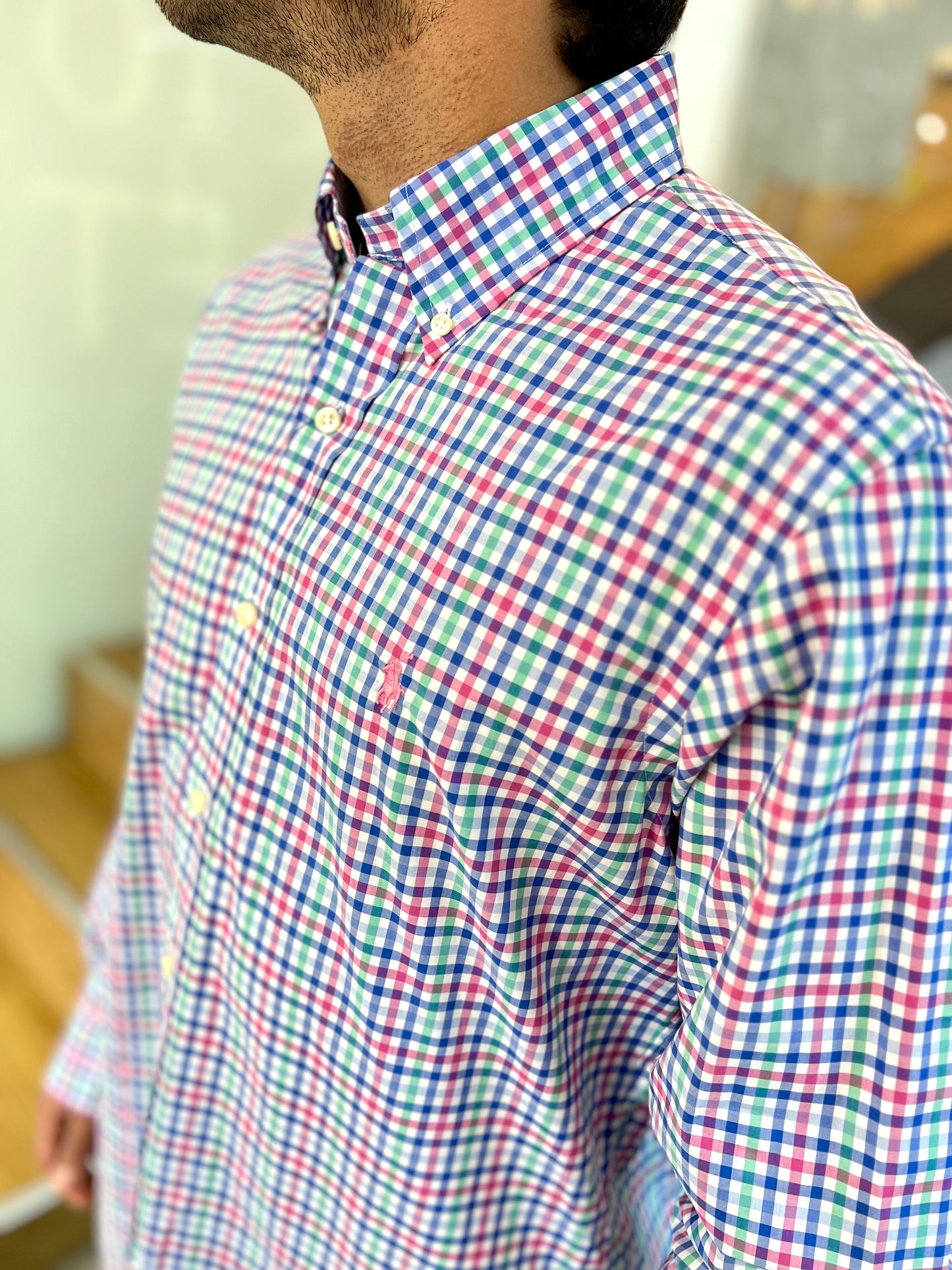 Camisa Polo R.L hombre Algodón