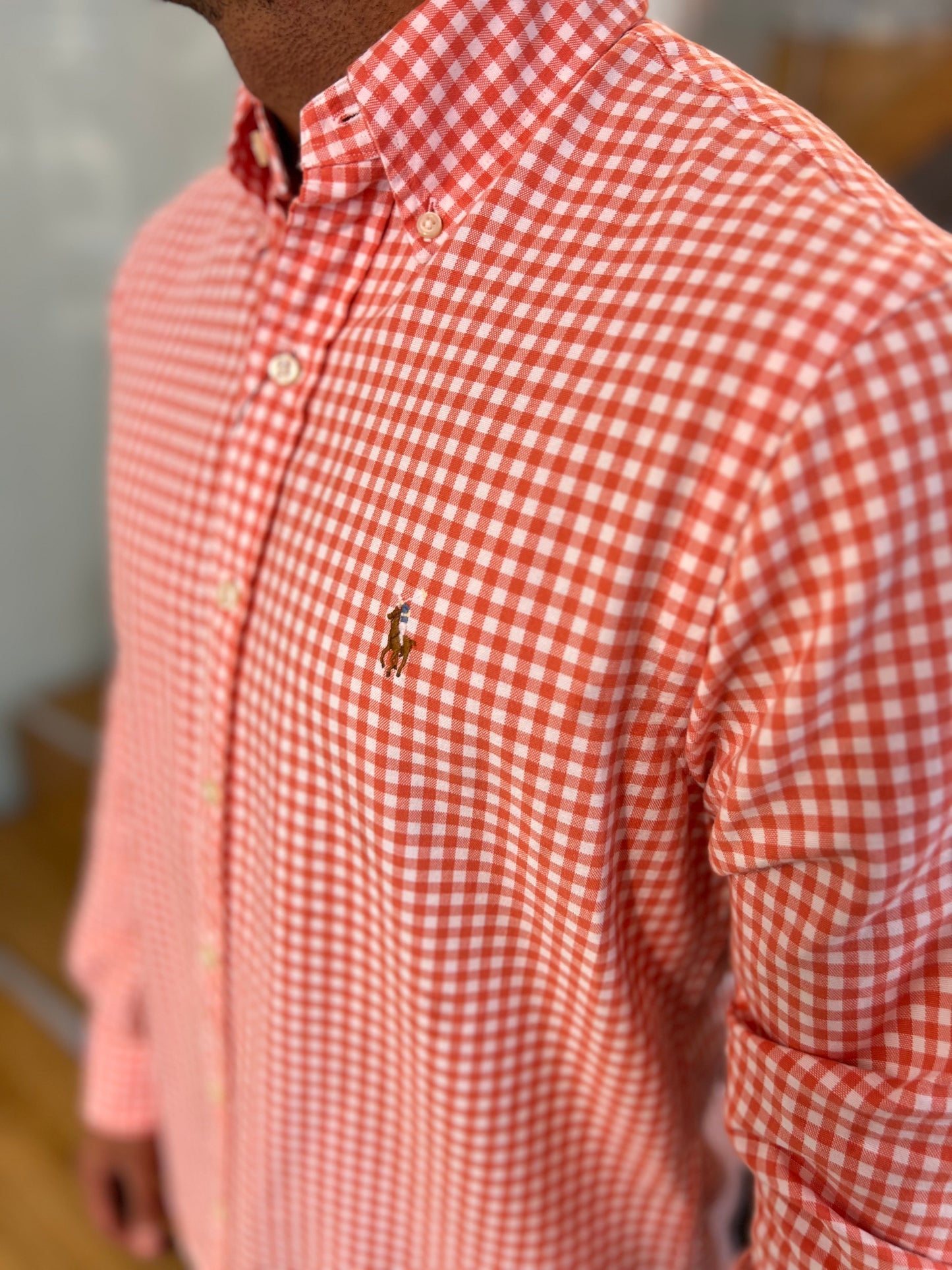 Camisa Polo R.L hombre Oxford