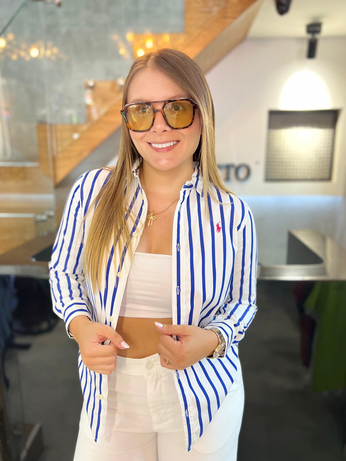 Camisa Polo R.L dama