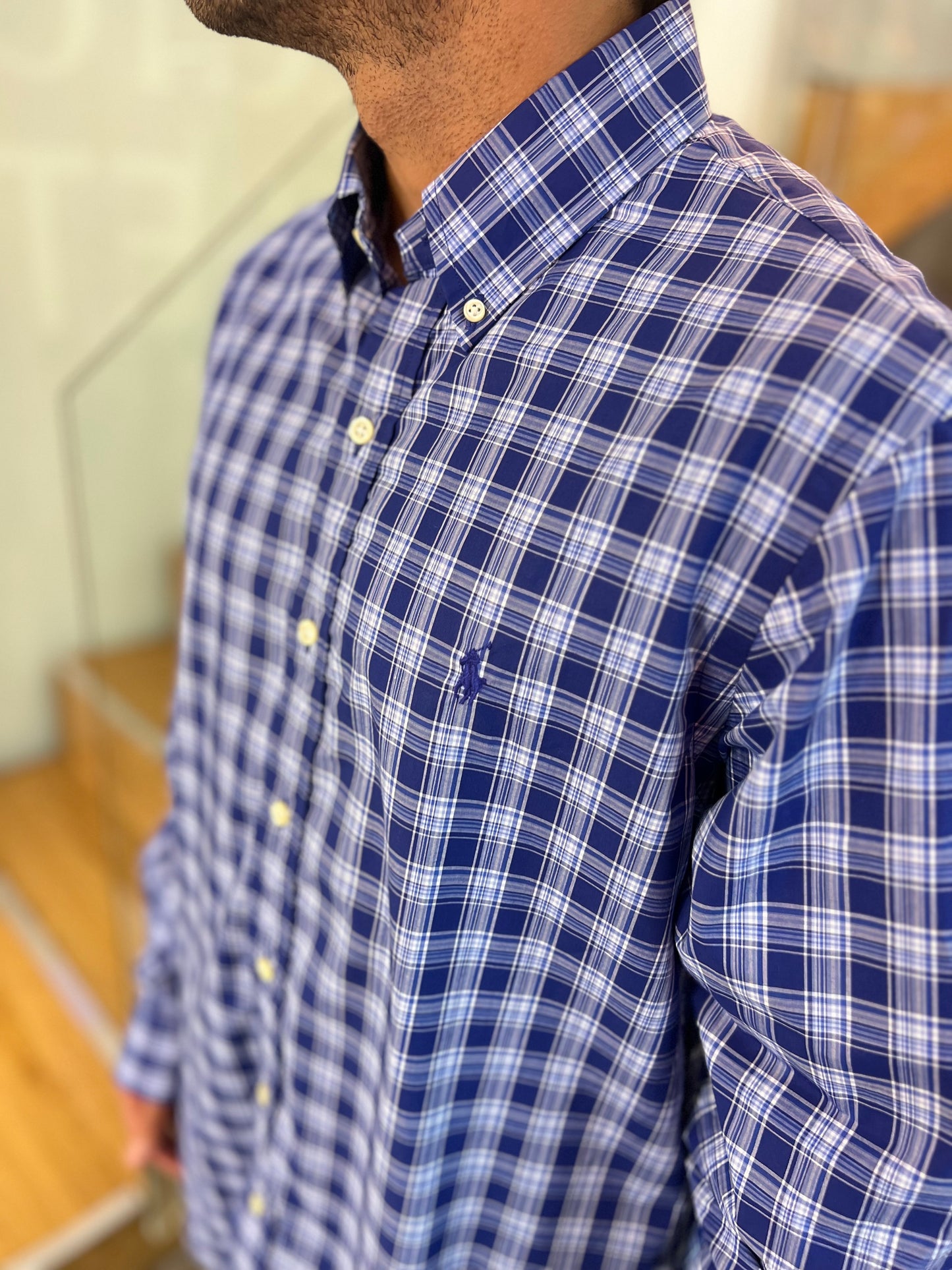 Camisa Polo R.L hombre Algodón