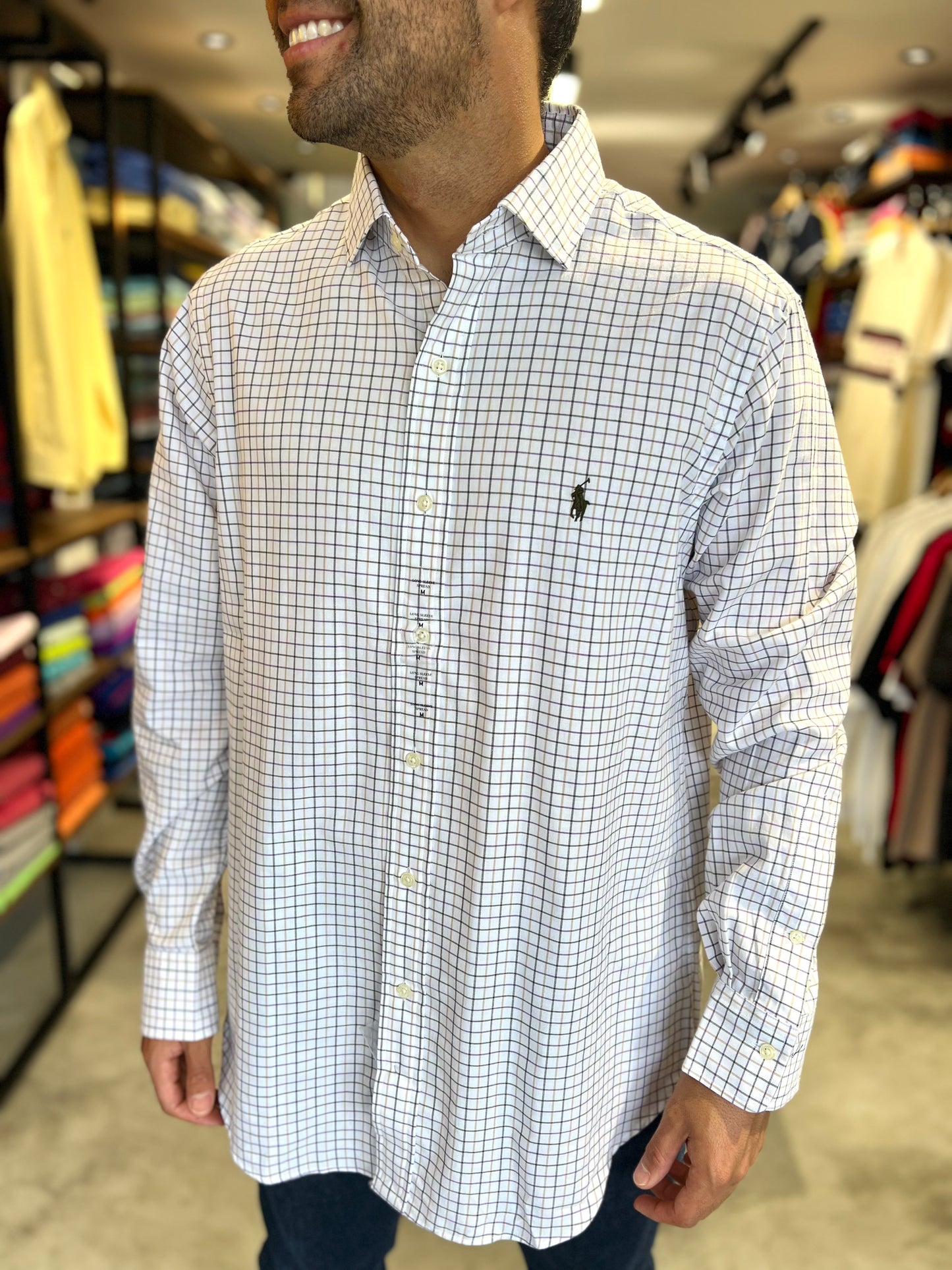 Camisa Polo R.L hombre Algodón