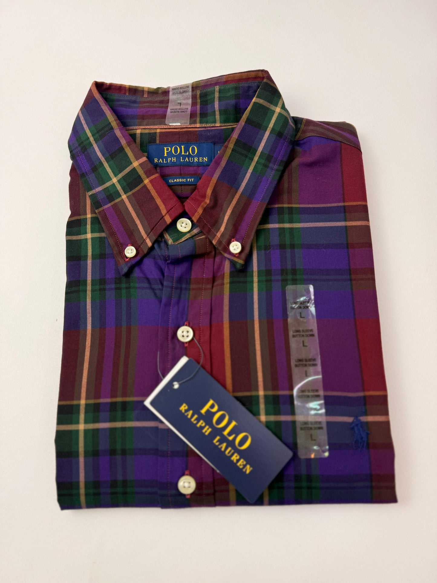 Camisa Polo R.L hombre Algodón
