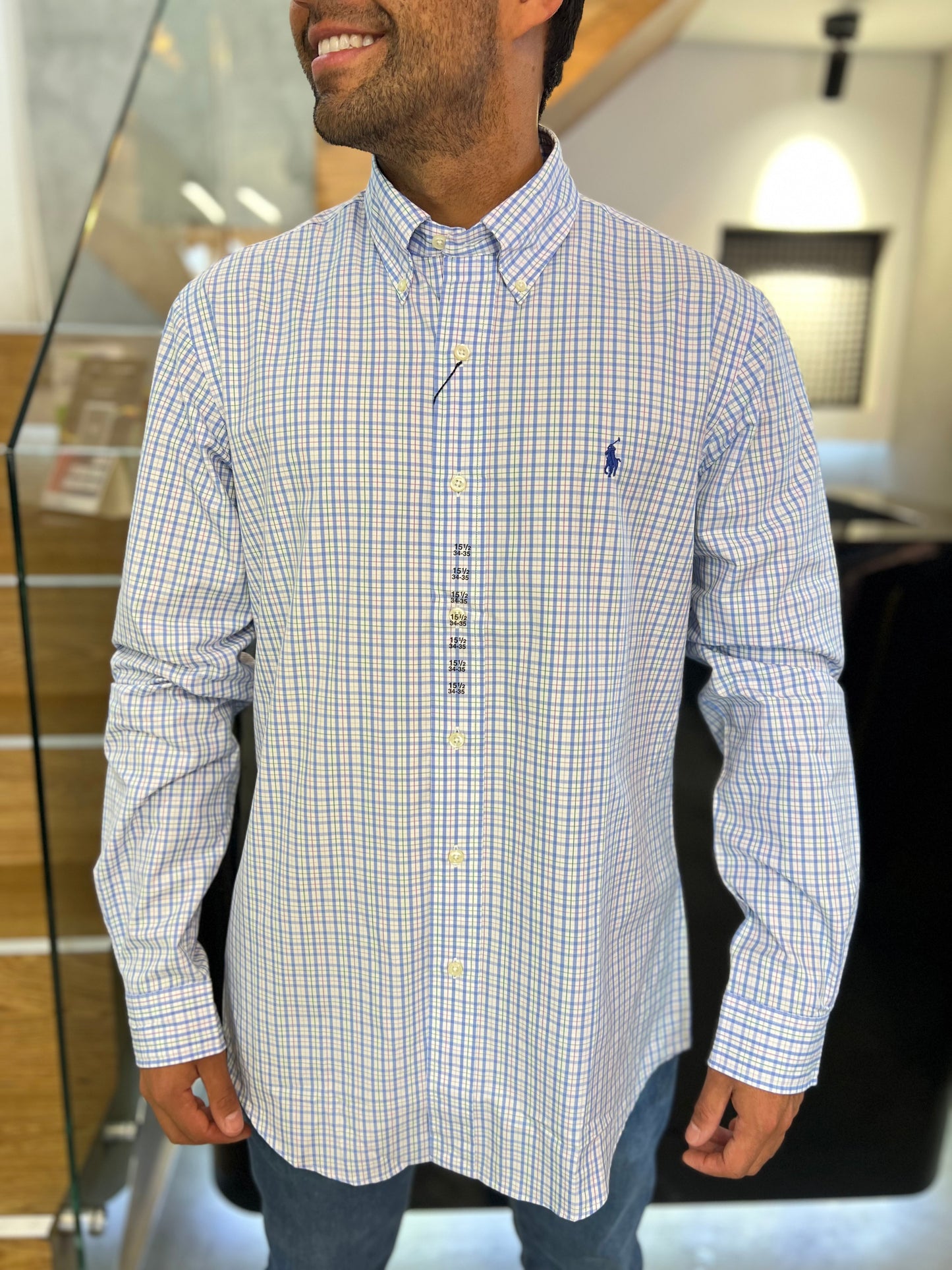 Camisa Polo R.L hombre Algodón