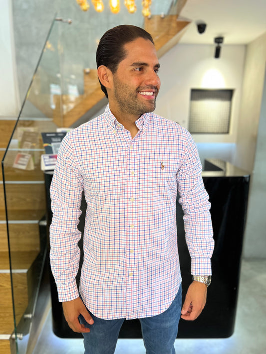 Camisa Polo R.L hombre Algodón